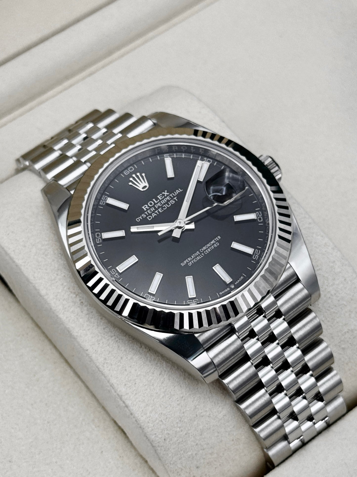 NEW 2026 Rolex Datejust 41mm 126334 Stainless Steel Jubilee Black Dial