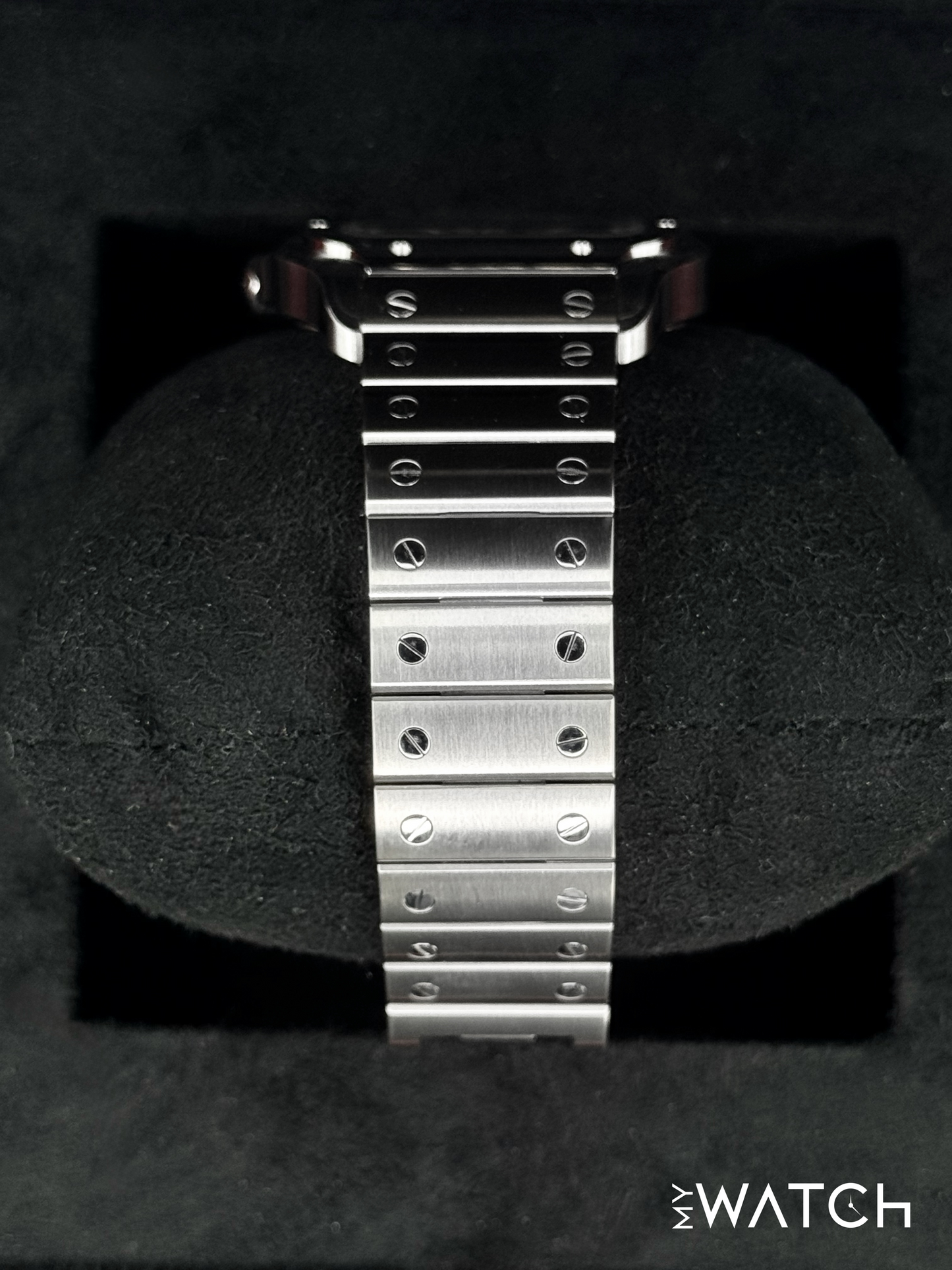 2021 Cartier Santos De Cartier 39.8mm WHSA0015 Stainless Steel Skeleton Dial