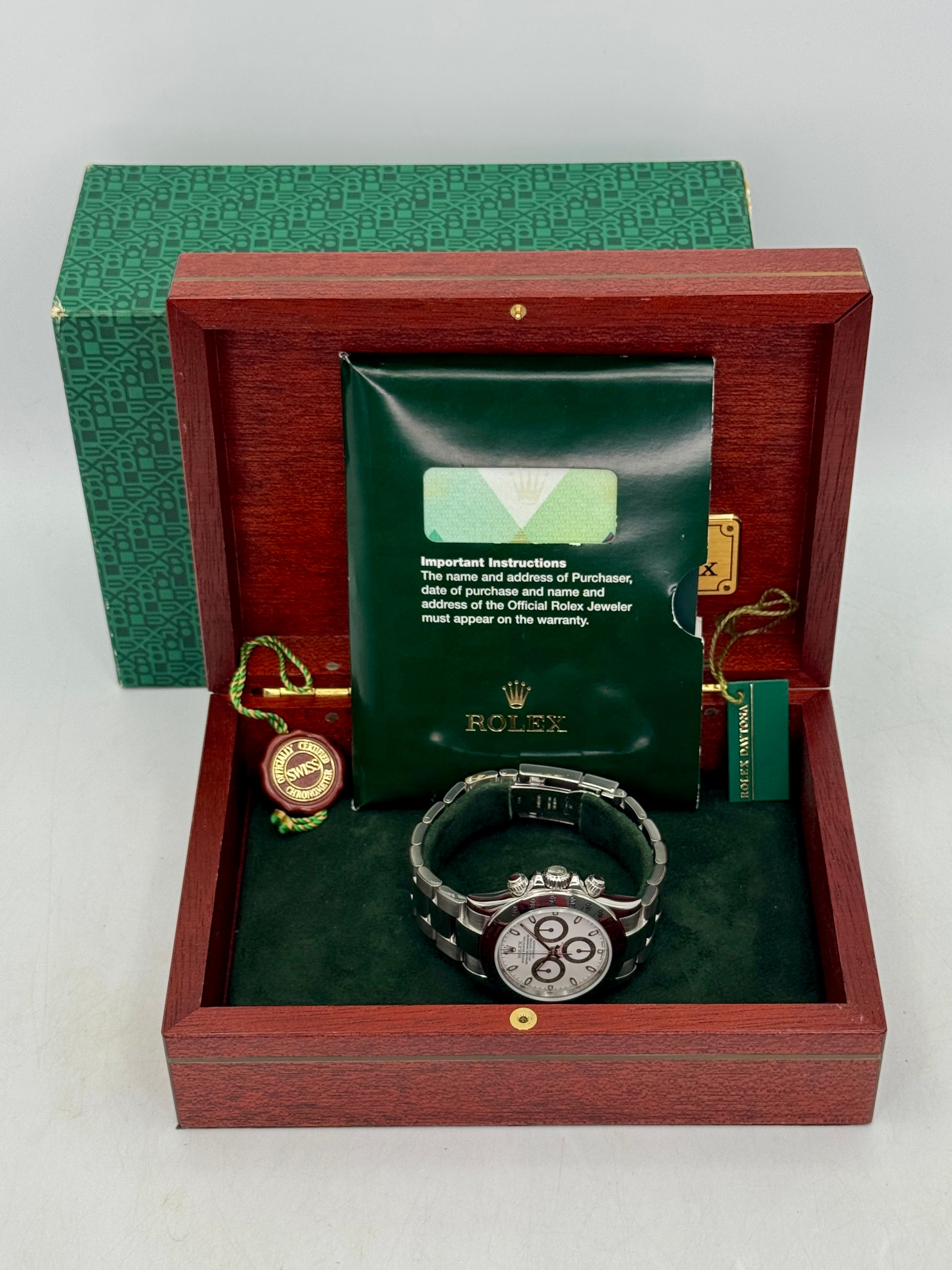 ROLEX デイトナ用　BOX TOMY 2003 Rolex Daytona 40mm 116520 Stainless Steel White Dial (Collectors