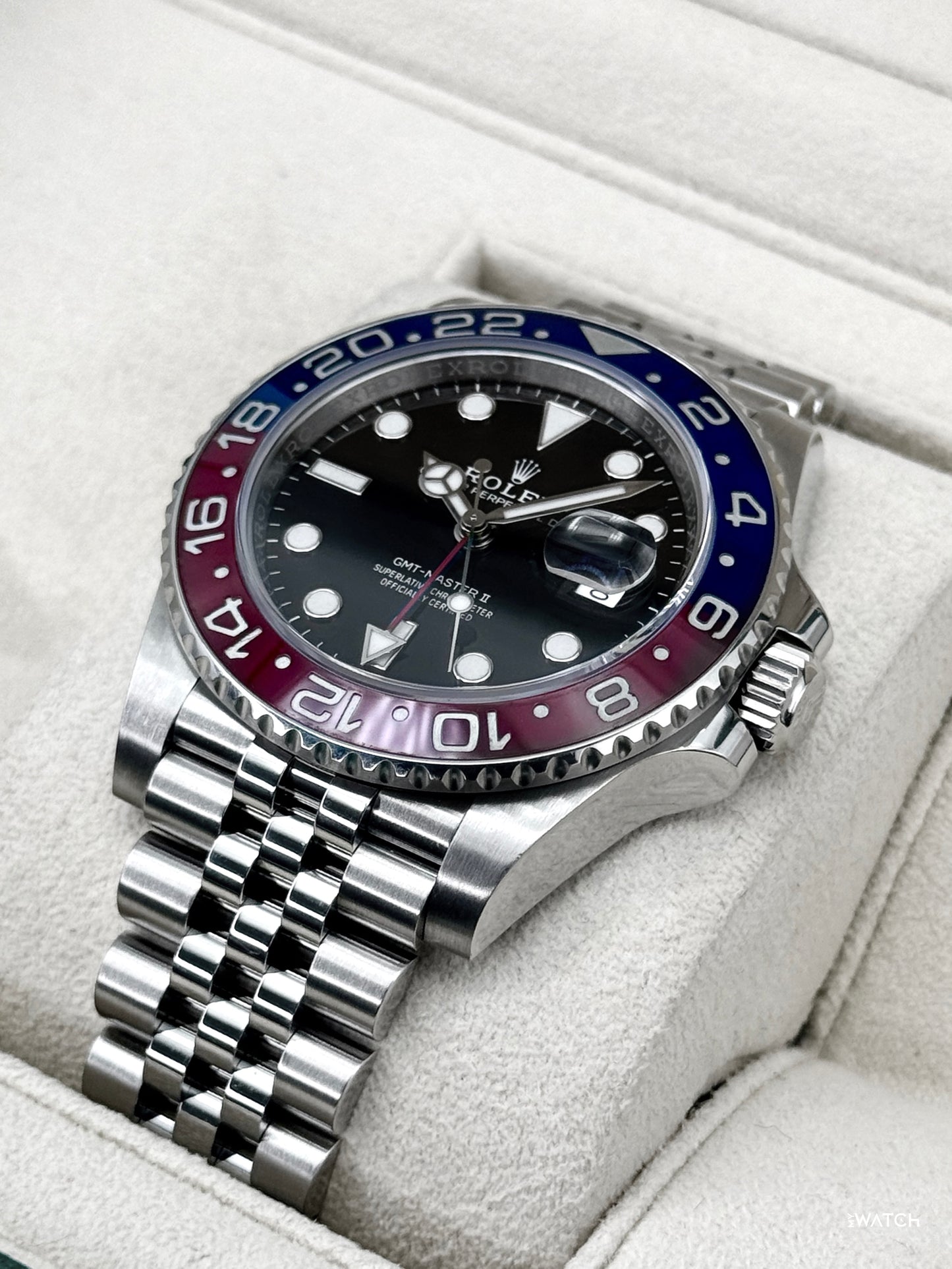 2022 Rolex GMT-Master II "Pepsi" 40mm 126710BLRO Jubilee - MyWatchLLC