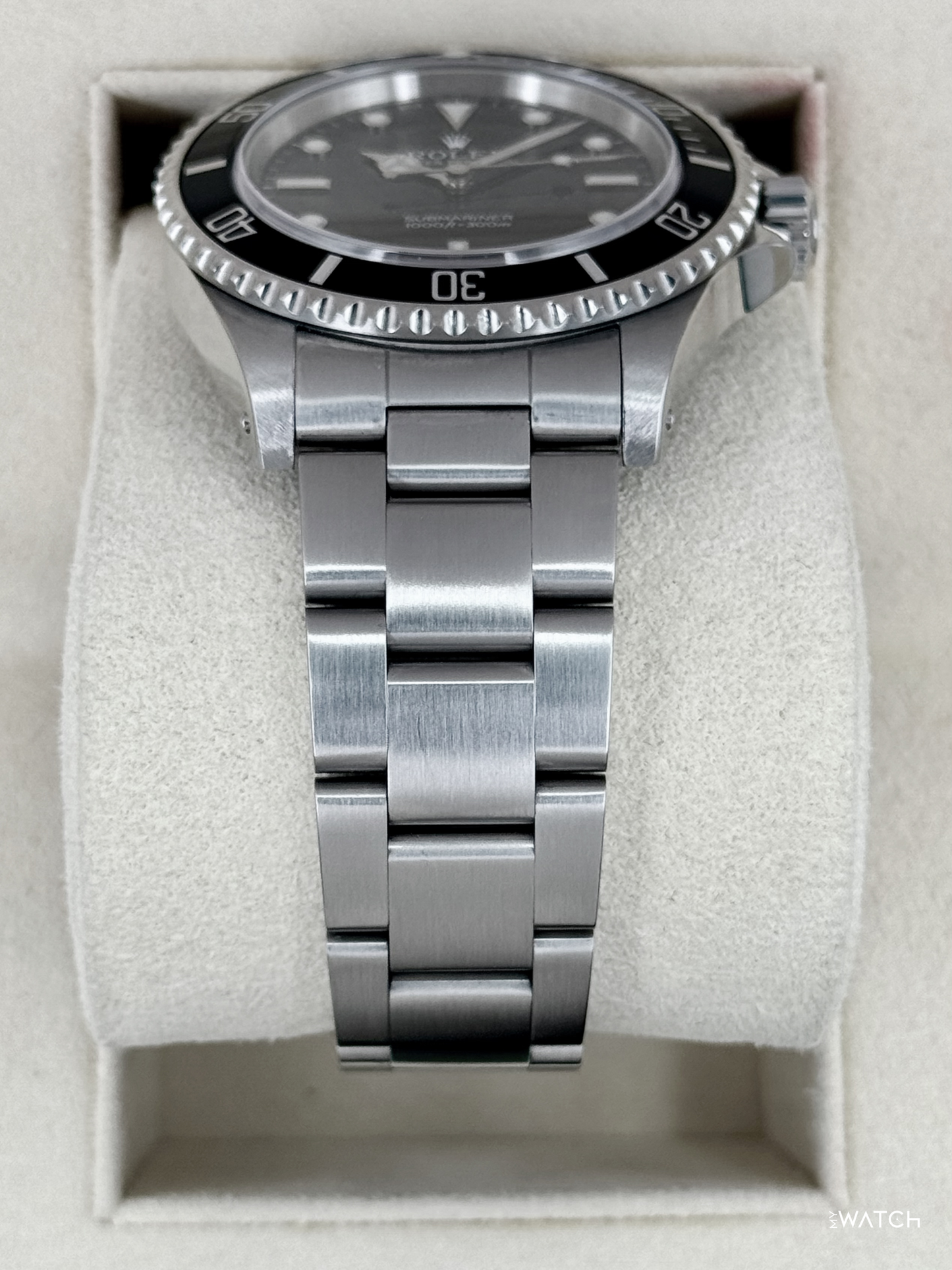 2006 Rolex Submariner 40mm 14060M Stainless Steel Two-Liner Black Dial - MyWatchLLC