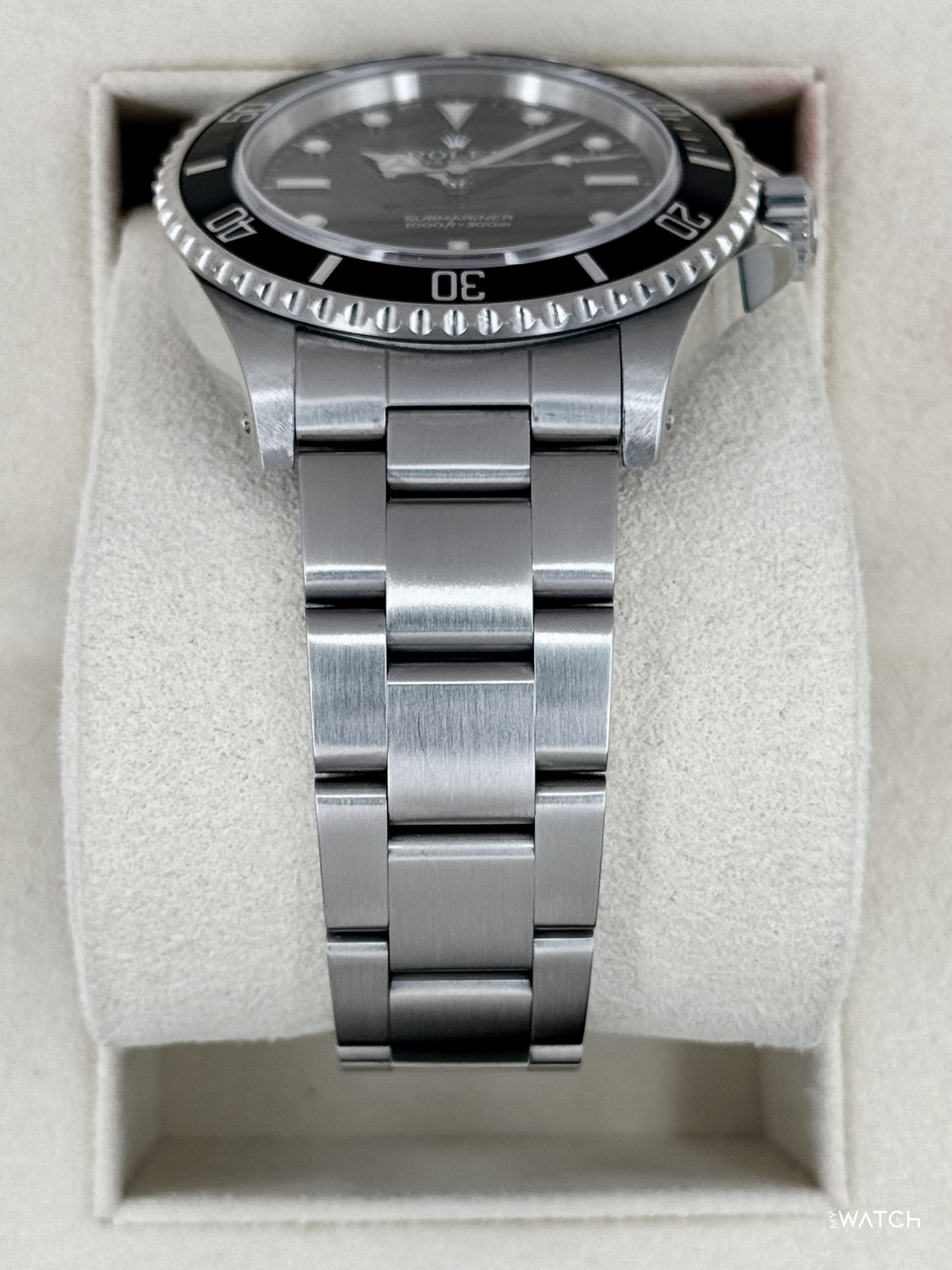 2006 Rolex Submariner 40mm 14060M Stainless Steel Two-Liner Black Dial - MyWatchLLC