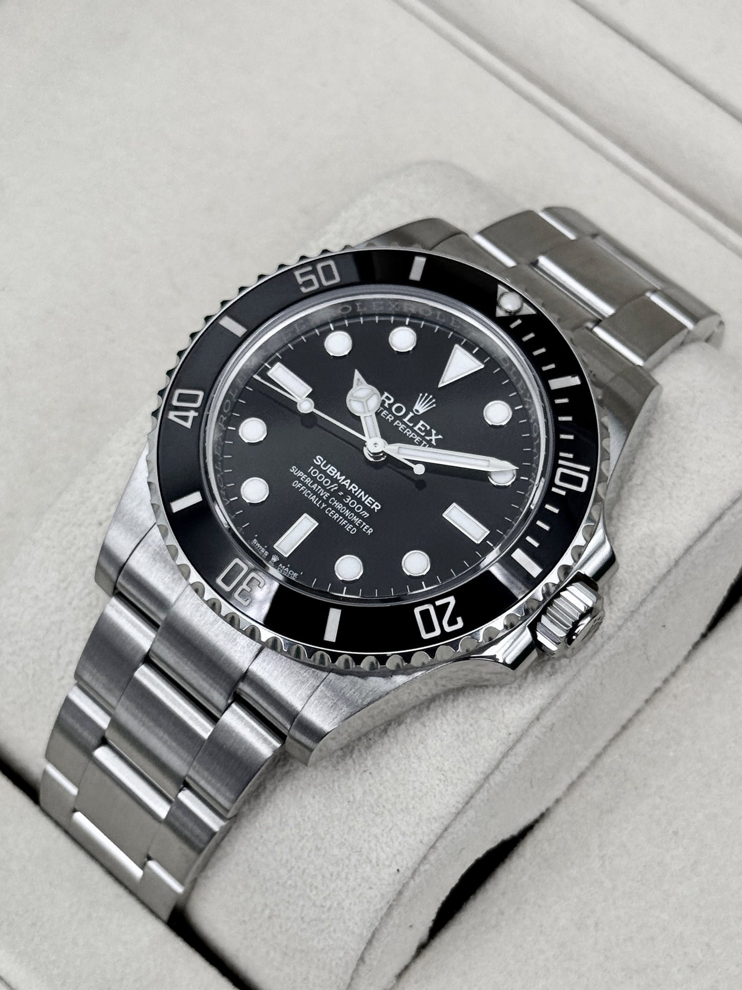 2025 Rolex Submariner 41mm 124060 Stainless Steel Black Dial