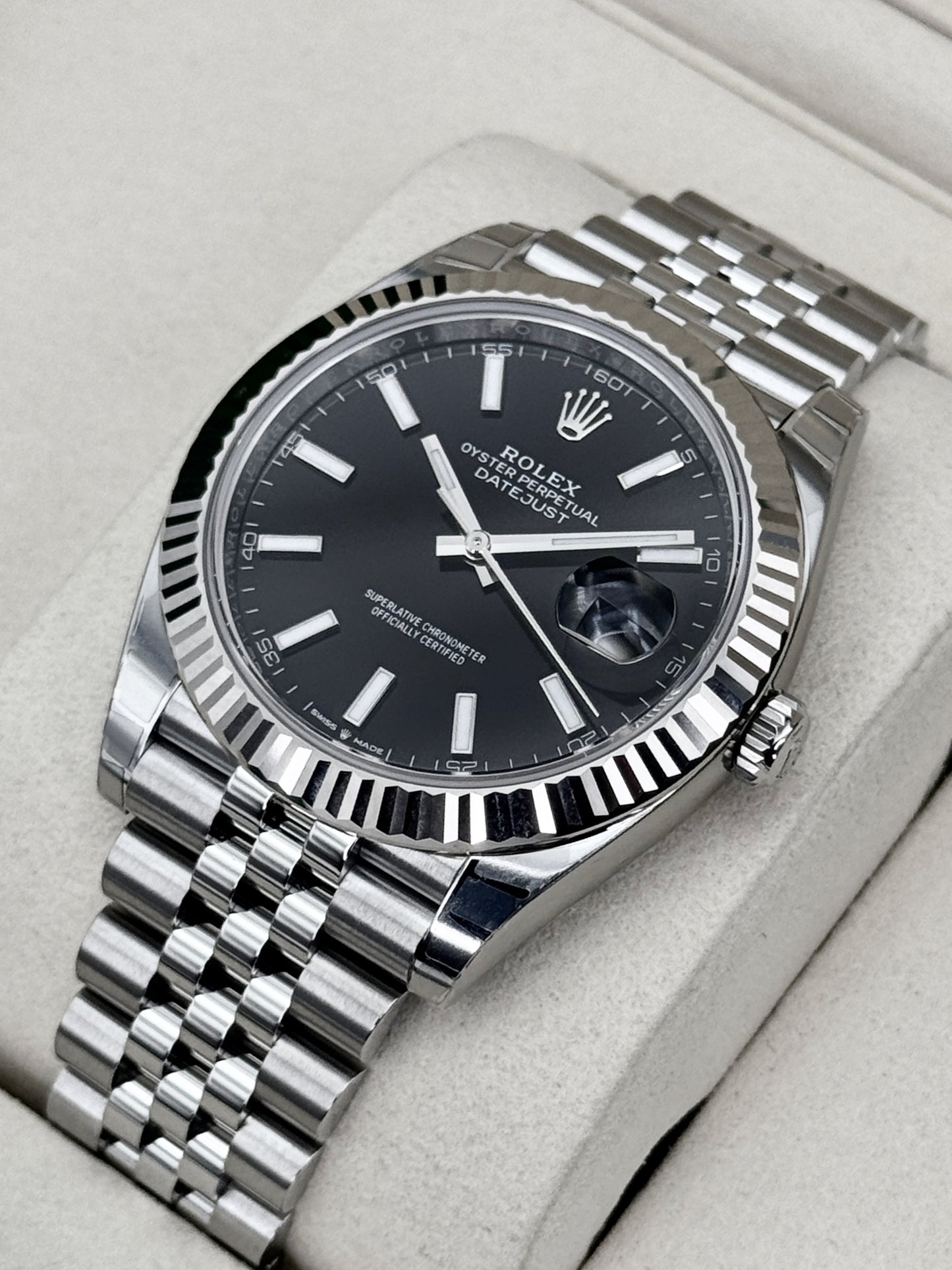 NEW 2026 Rolex Datejust 41mm 126334 Stainless Steel Jubilee Black Dial
