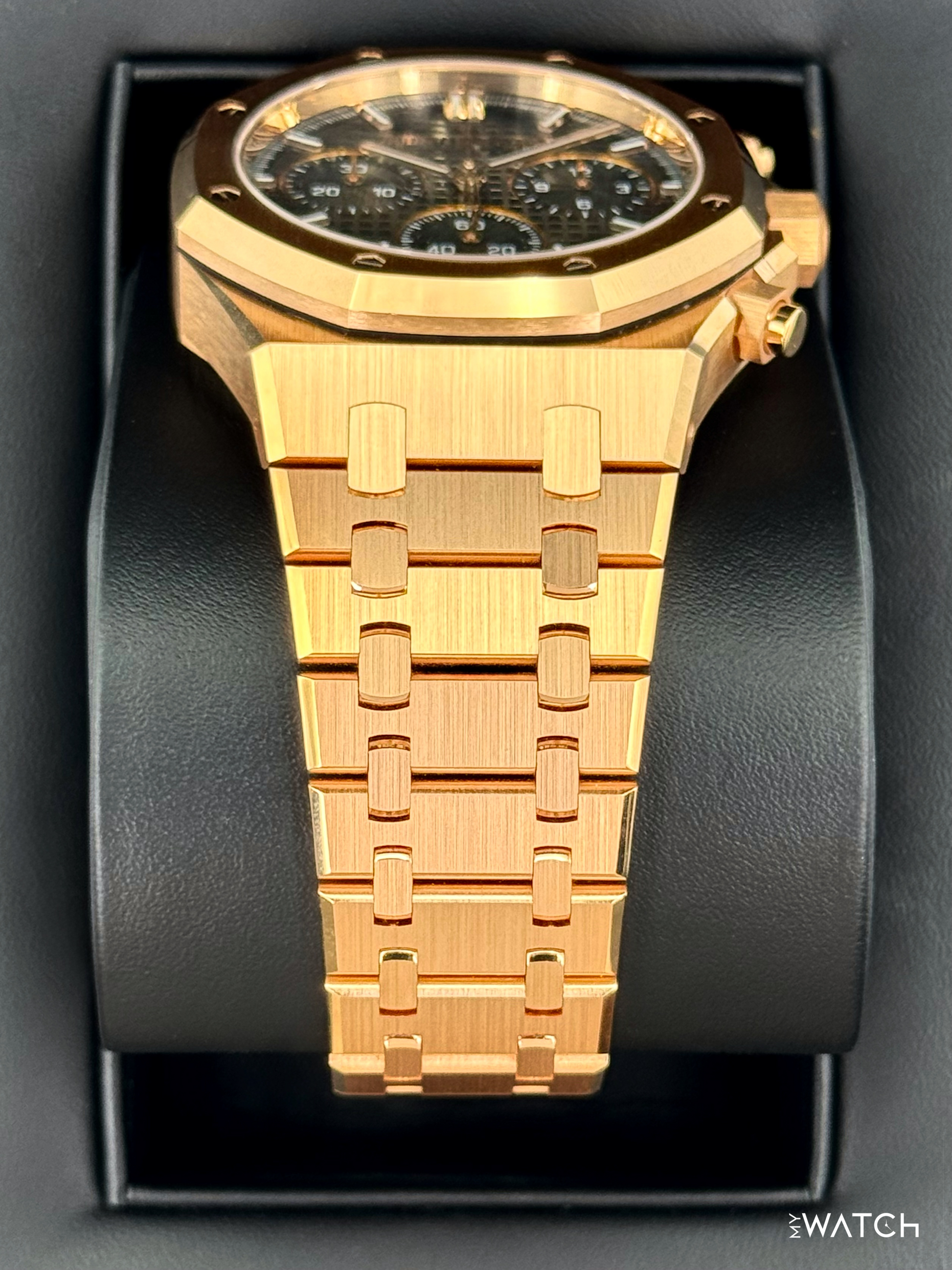 2024 Audemars Piguet Royal Oak Chronograph 41mm 26240OR Green Dial - MyWatchLLC