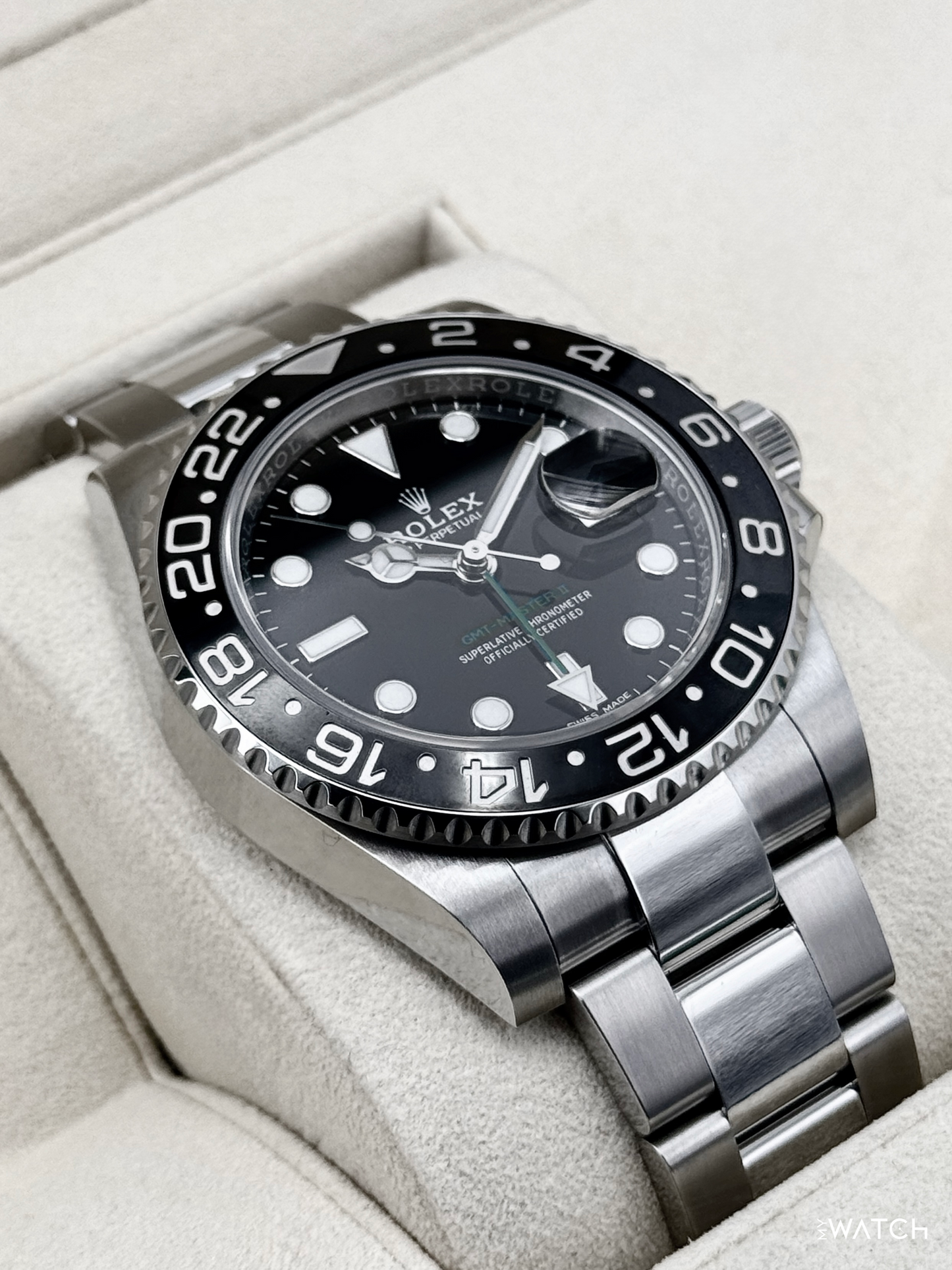 2018 Rolex GMT-Master II 40mm 116710LN Stainless Steel Black Dial - MyWatchLLC