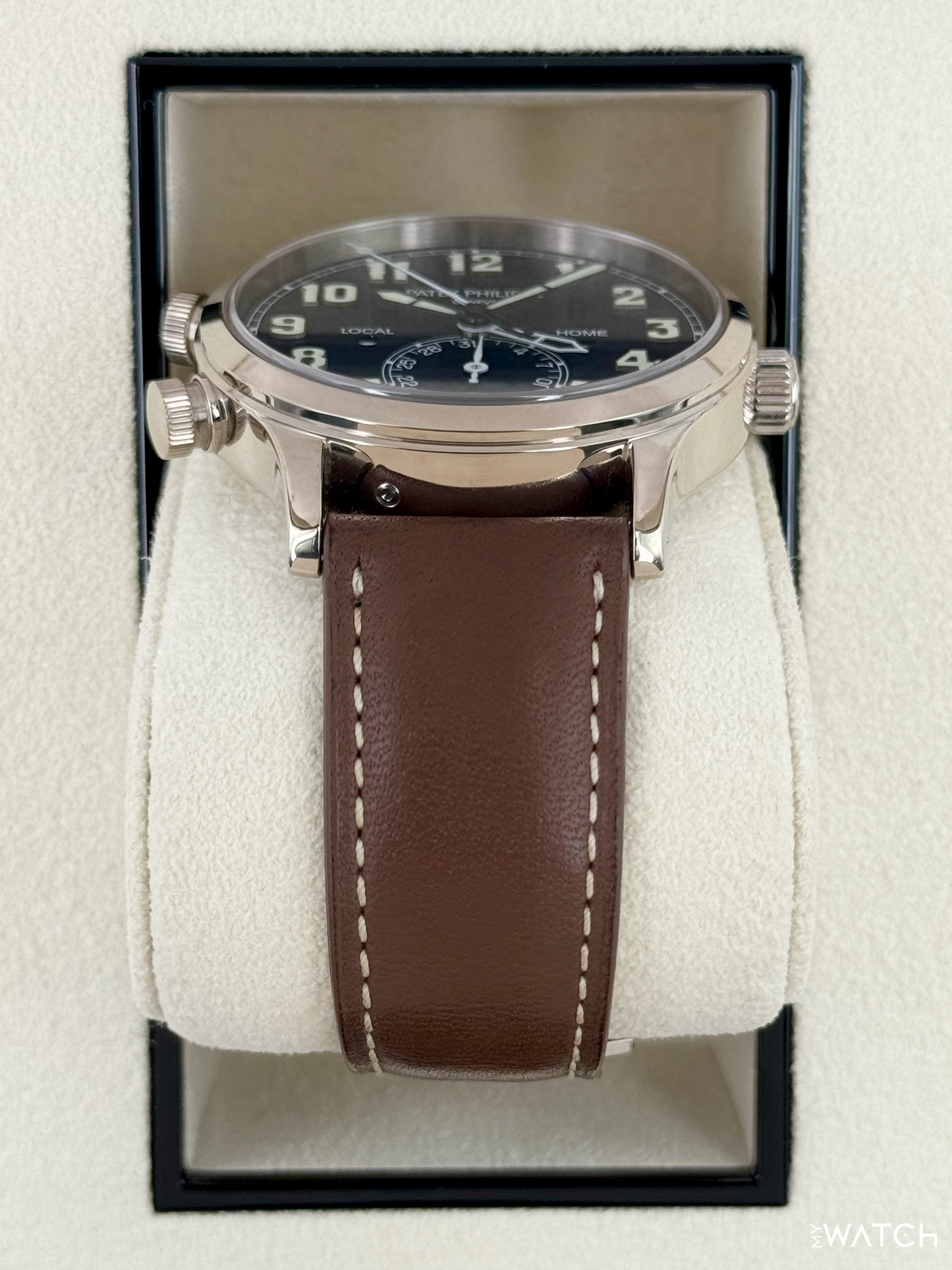 2023 Patek Philippe Pilot Time Travel 42mm 5524G White Gold Black Dial - MyWatchLLC