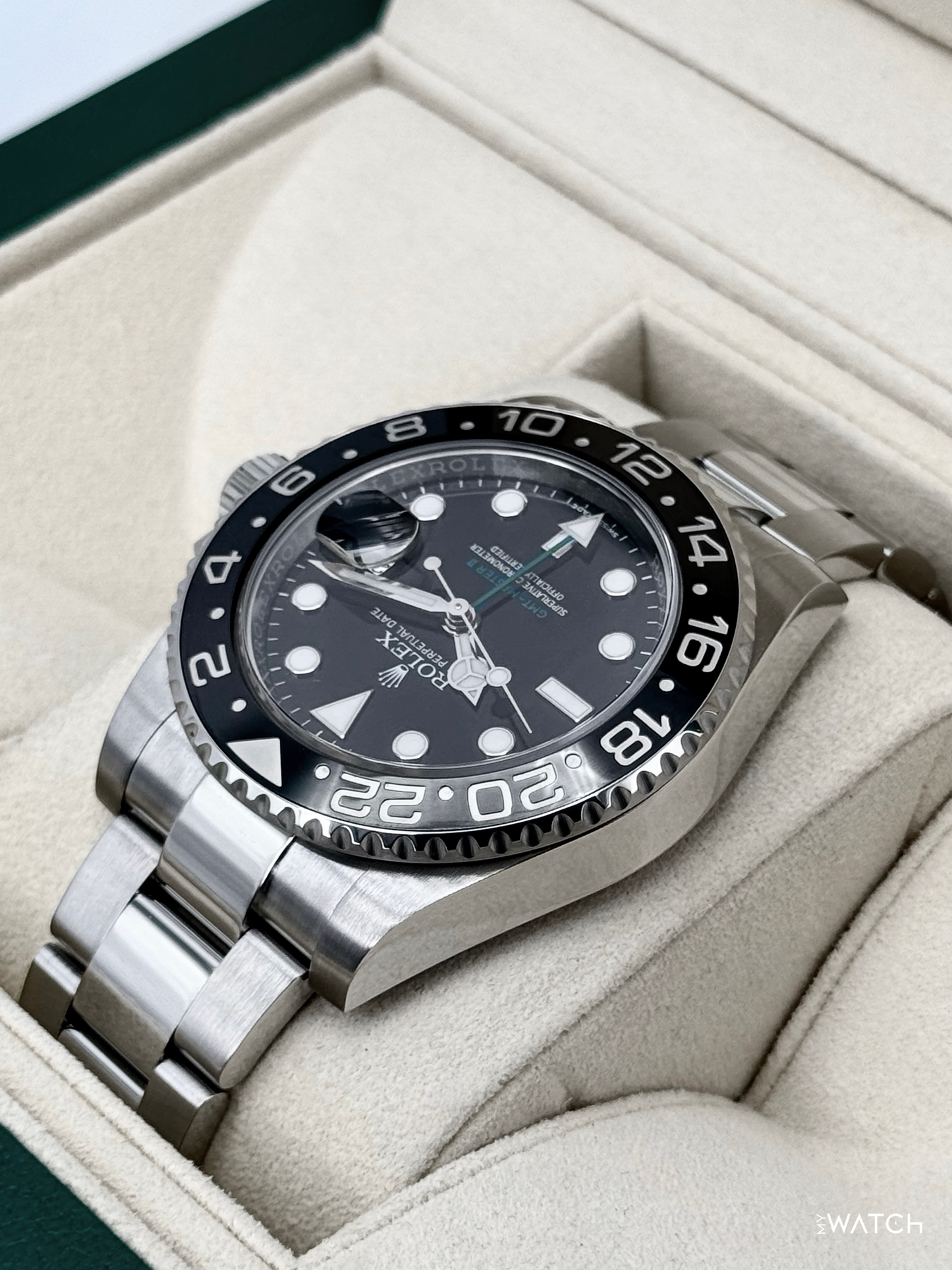 2018 Rolex GMT-Master II 40mm 116710LN Stainless Steel Black Dial - MyWatchLLC