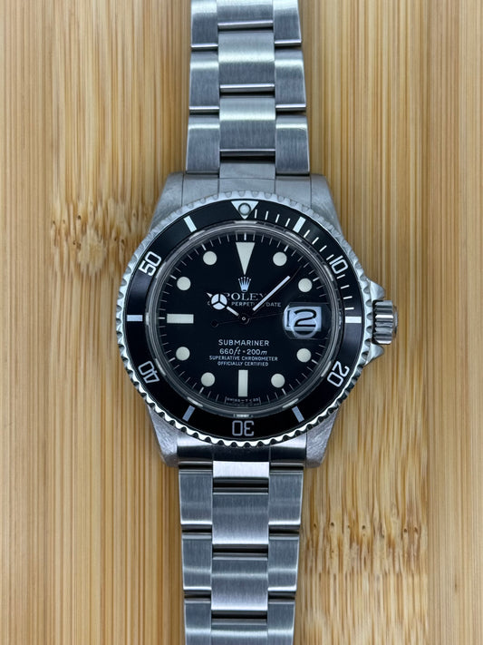 1978 Rolex Submariner 40mm 16800 Stainless Steel Black Dial