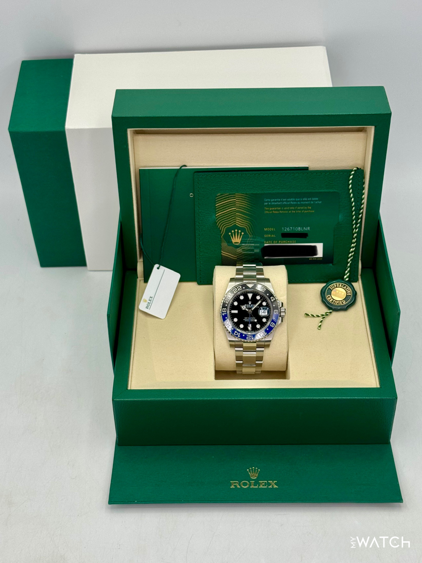 2026 Rolex GMT-Master II "Batman" 40mm 126710BLNR Oyster - MyWatchLLC