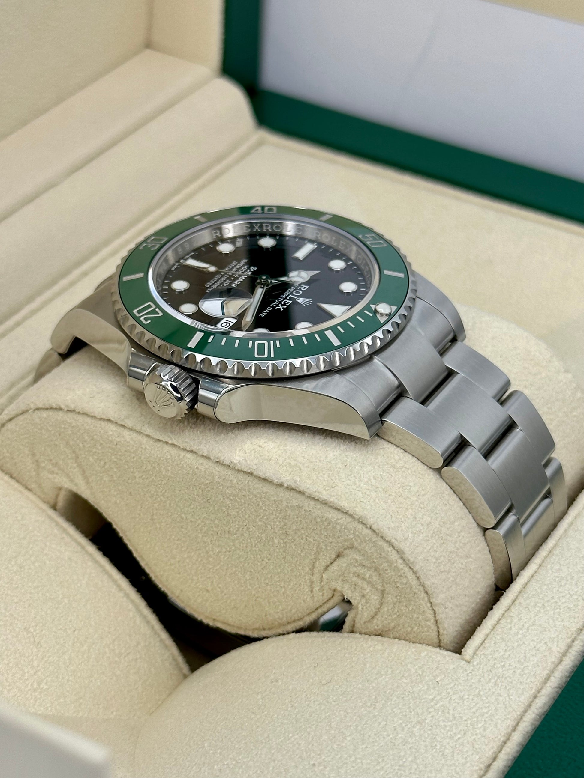 NEW 2022 Rolex Submariner Date “Starbucks” 41mm 126610LV Oyster Black Dial - MyWatchLLC