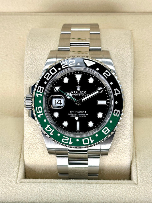 2023 Rolex GMT-Master II "Sprite" 40mm 126720VTNR Oyster Black Dial - MyWatchLLC