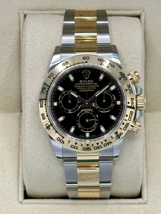 2022 Rolex Daytona 116503 Two-Tone Stainless Steel/Gold Black Dial - MyWatchLLC