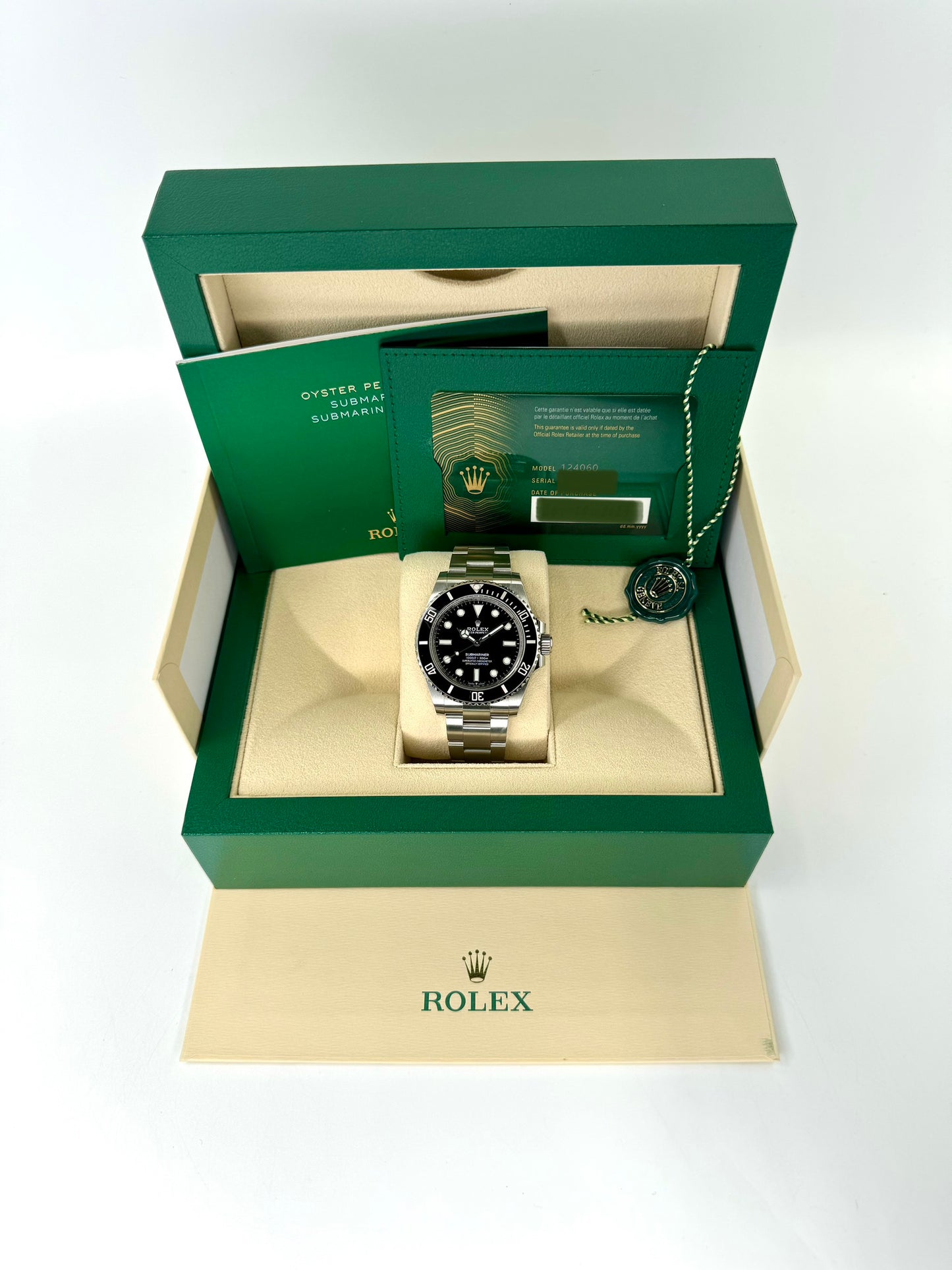 NEW 2023 Rolex Submariner 41mm 124060 Stainless Steel Black Dial - MyWatchLLC