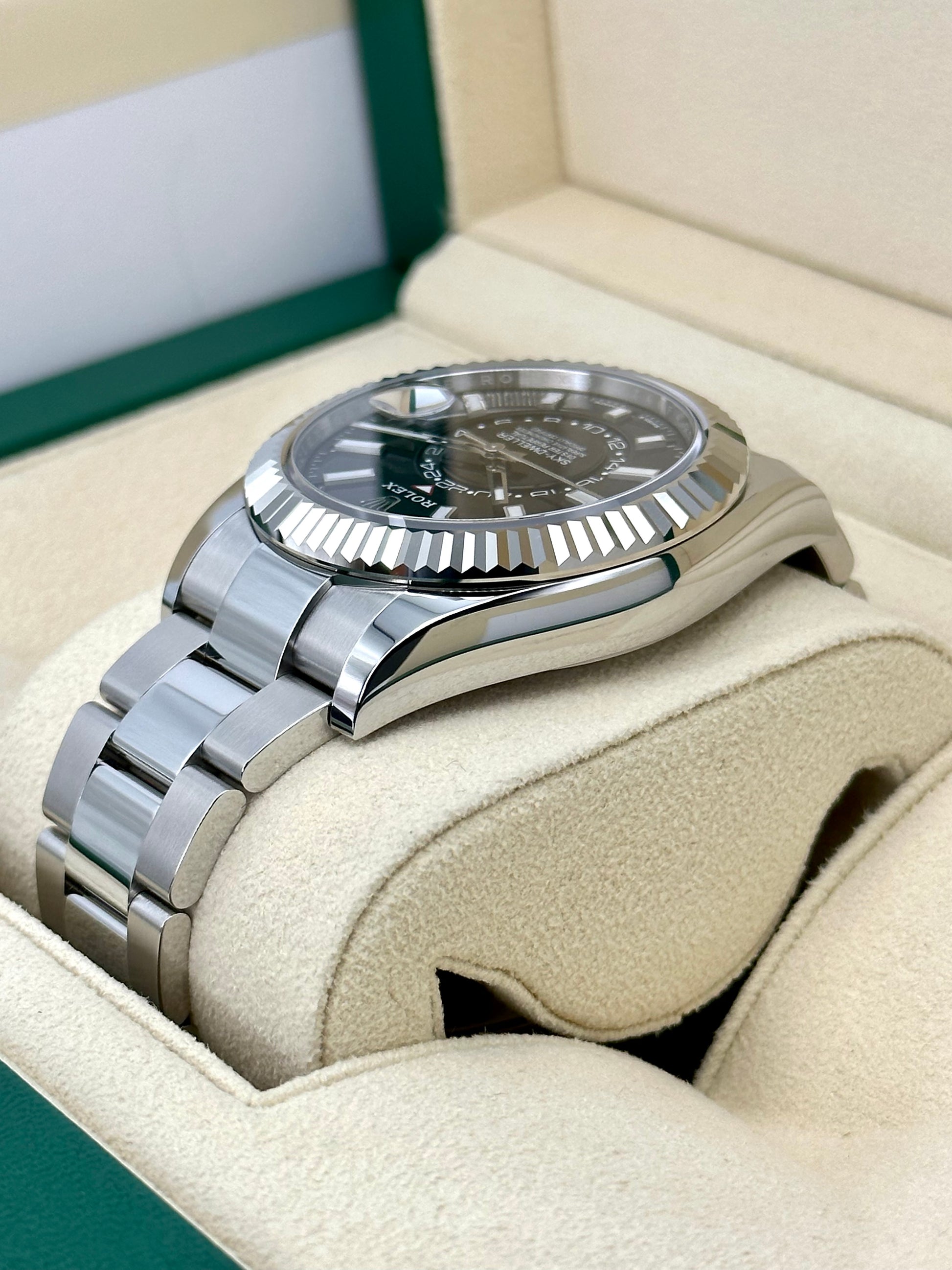 NEW 2023 Rolex Sky-Dweller 42mm 336934 Oyster Black Dial - MyWatchLLC