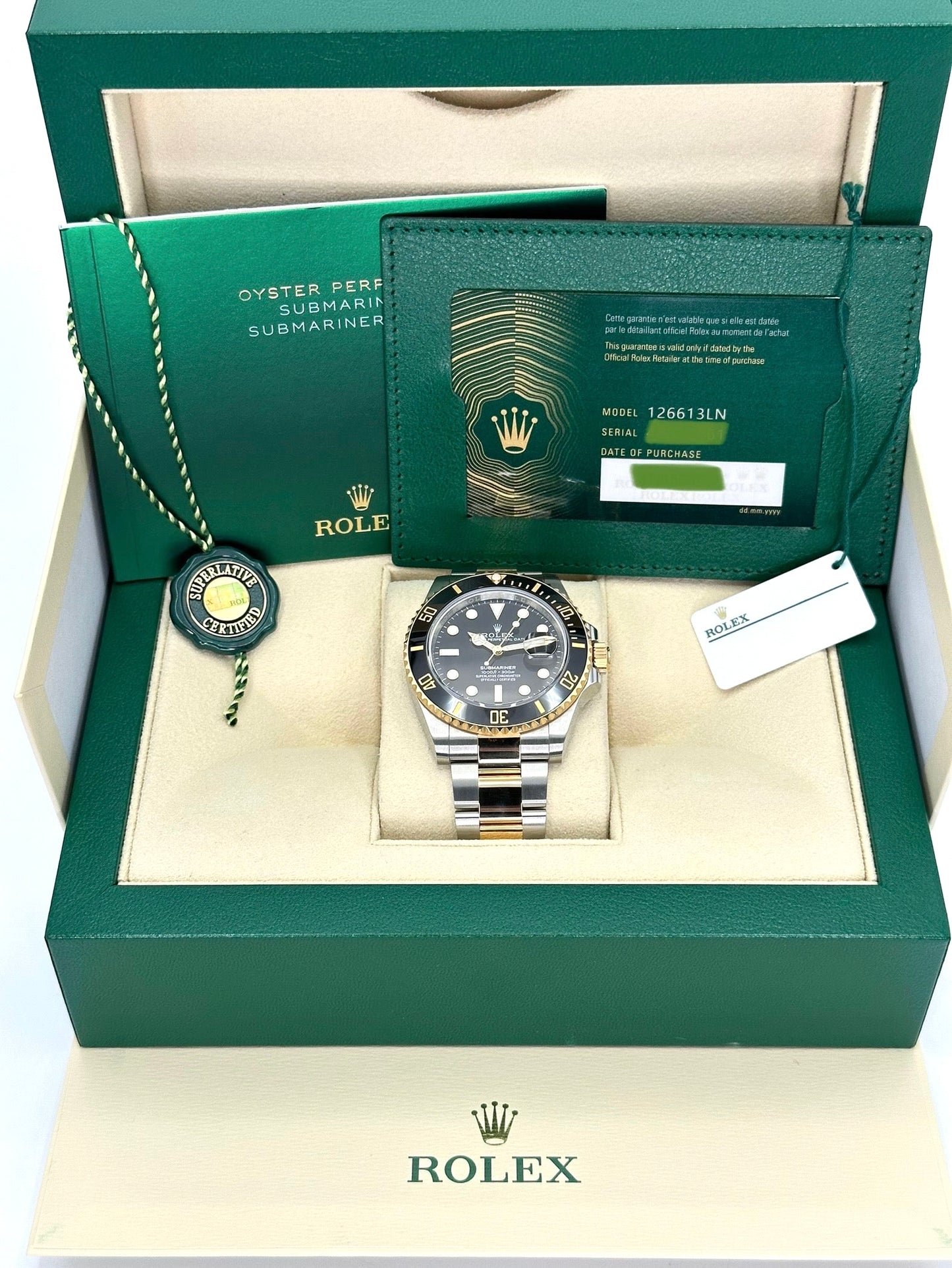 2023 Rolex Submariner Date 41mm 126613LN Two-Tone Black Dial - MyWatchLLC