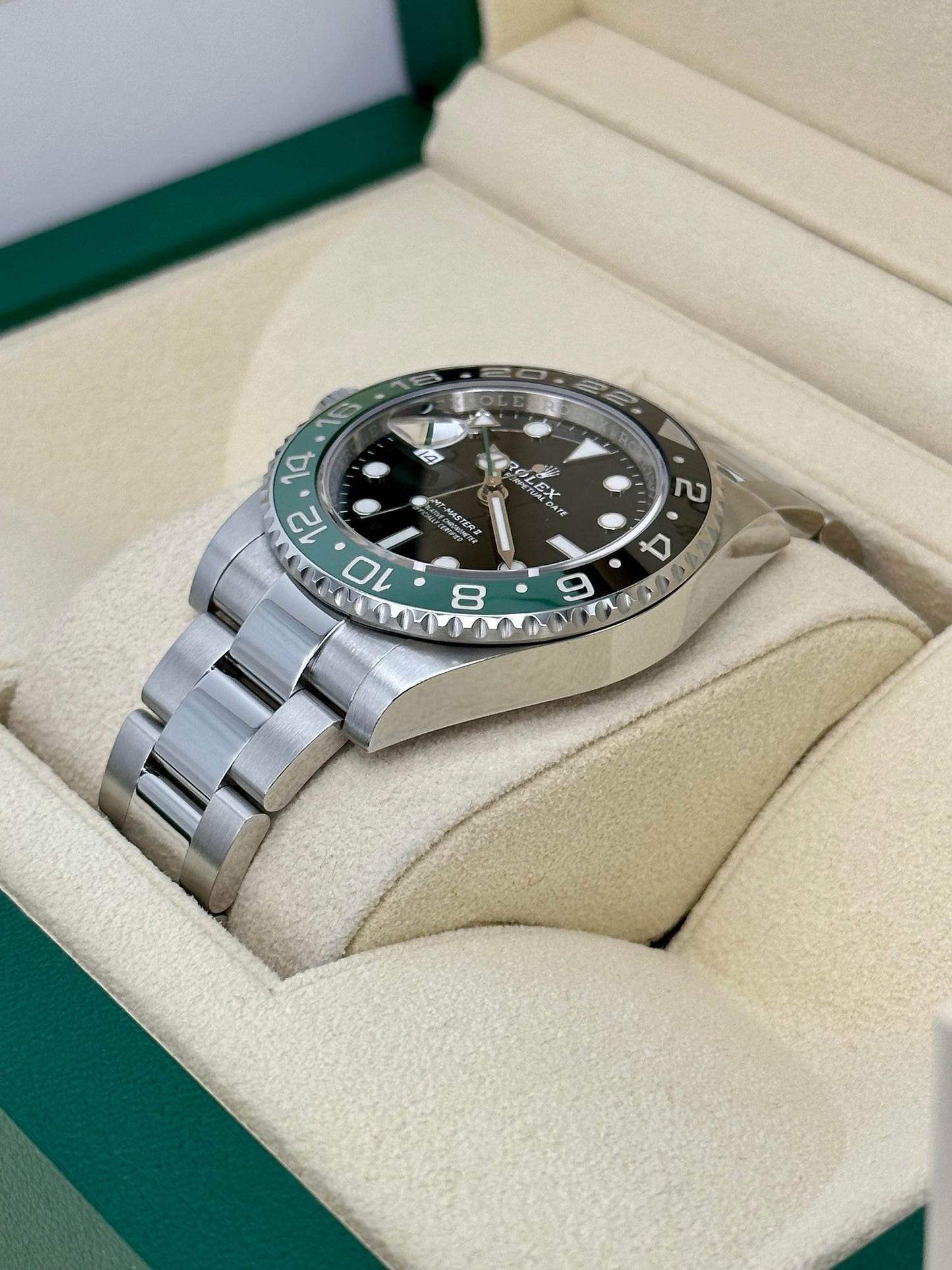 2023 Rolex GMT-Master II "Sprite" 40mm 126720VTNR Oyster Black Dial - MyWatchLLC