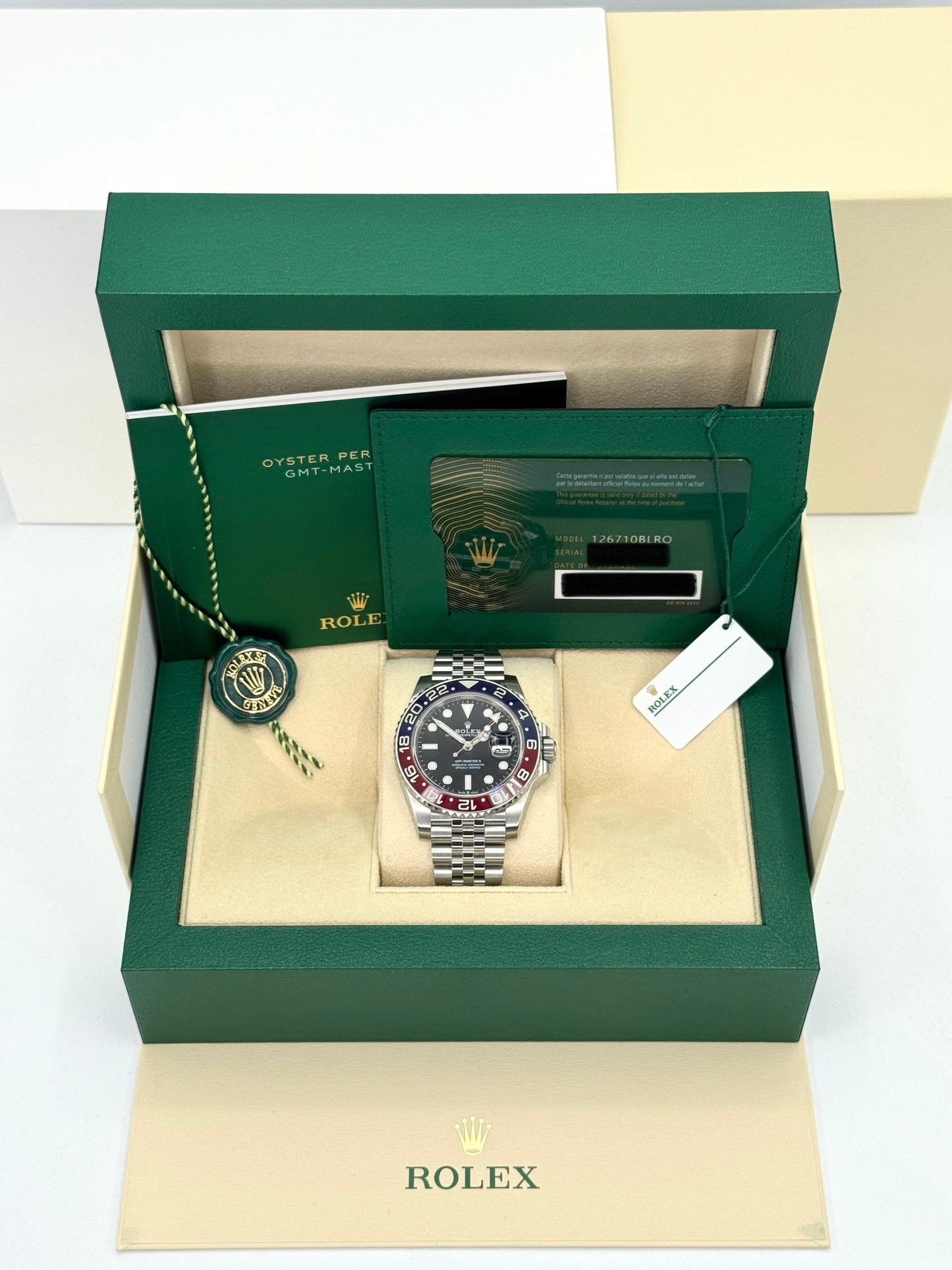 2023 Rolex GMT-Master II "Pepsi" 40mm 126710BLRO Jubilee Black Dial - MyWatchLLC