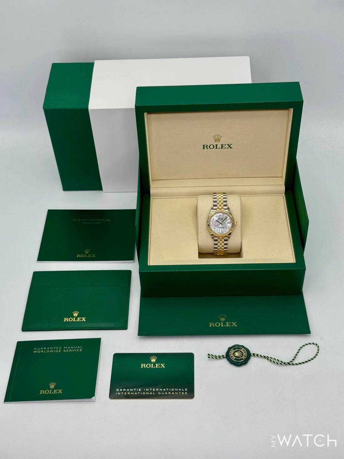 NEW 2025 Rolex Datejust 31mm 278273 Jubilee MOP Diamond Dial
