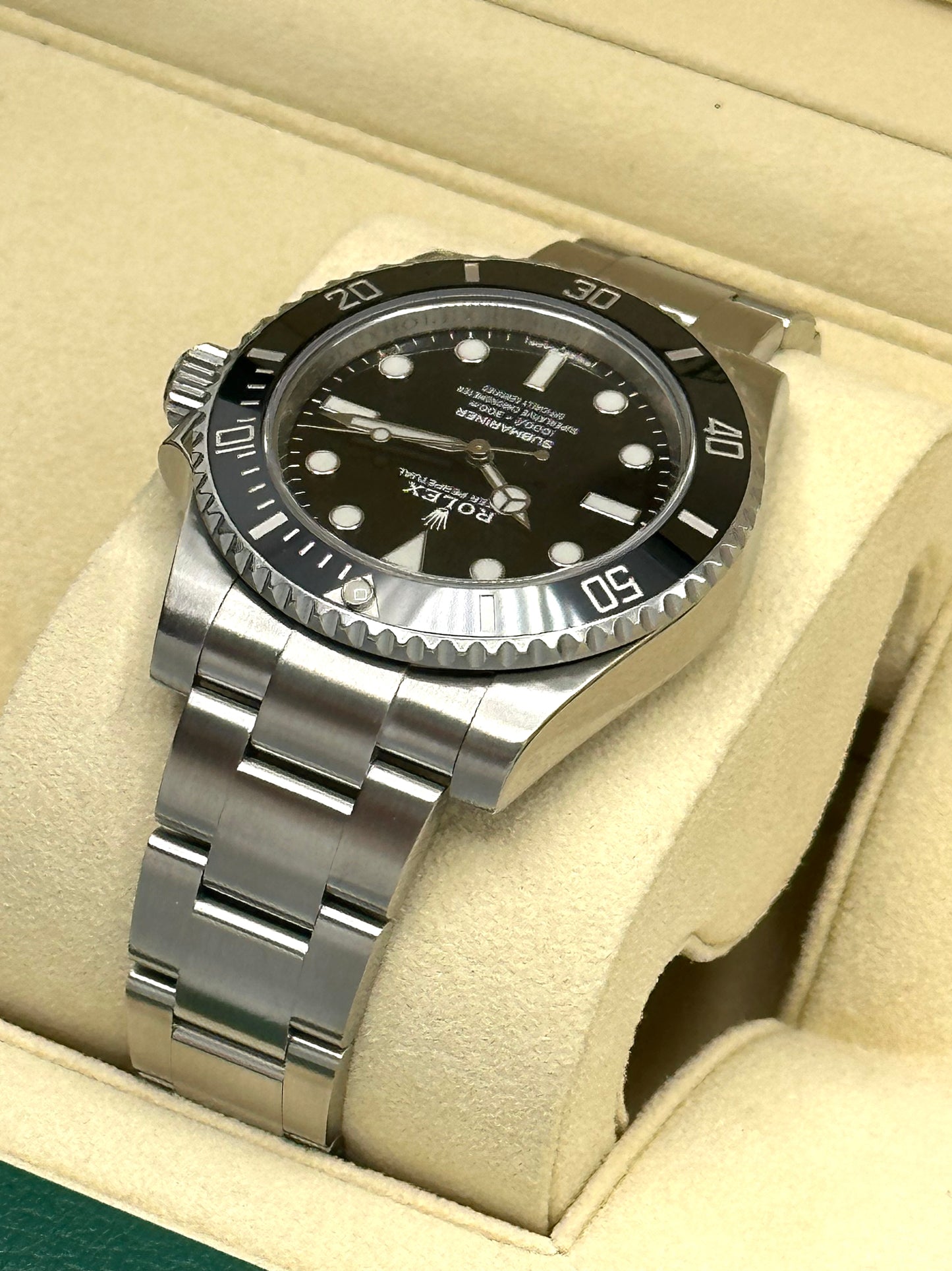 2015 Rolex Submariner 40mm 114060 Stainless Steel Oyster Black Dial - MyWatchLLC