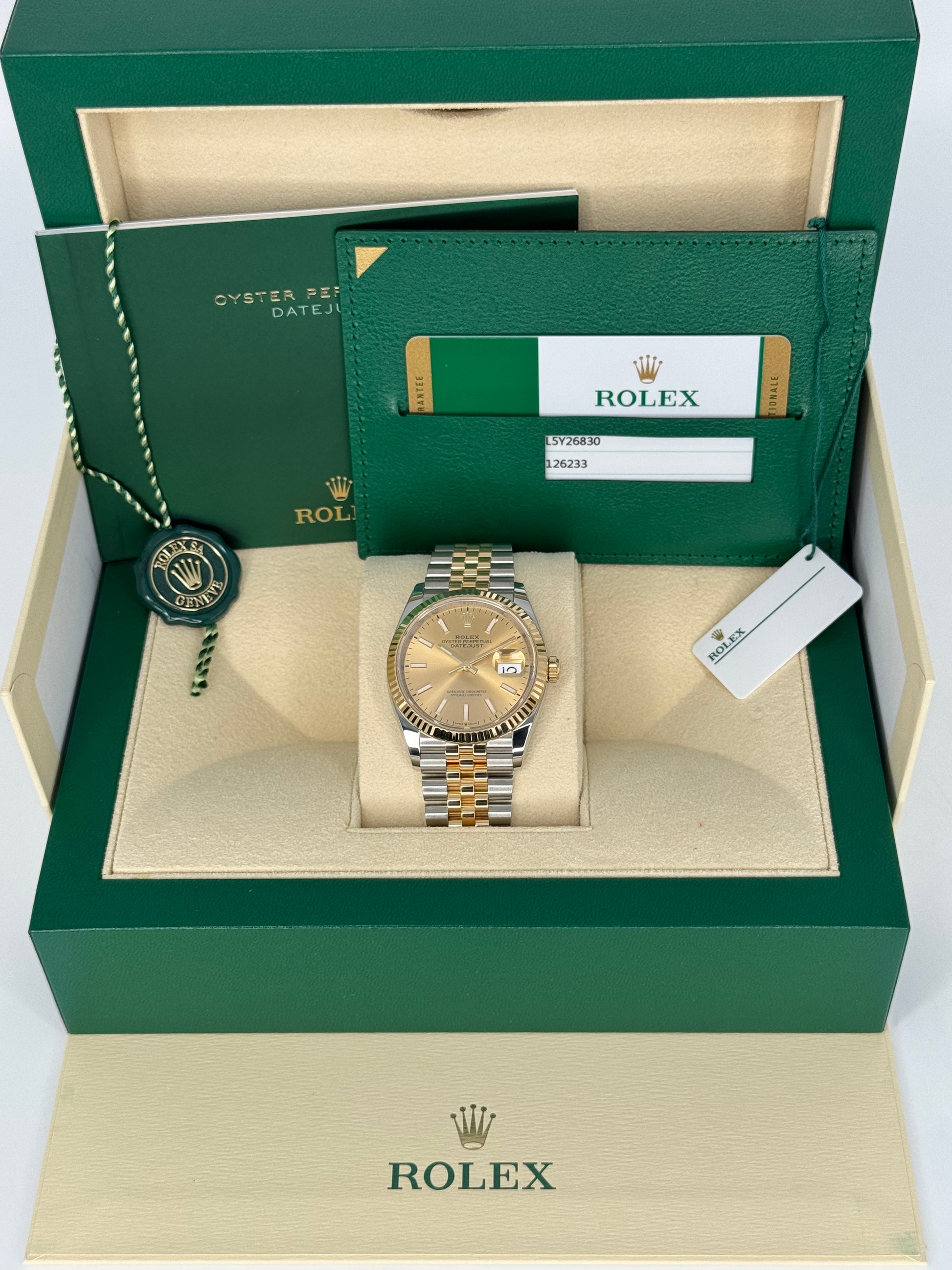 2019 Rolex Datejust 36mm 126233 Two-Tone Jubilee Champagne Dial - MyWatchLLC