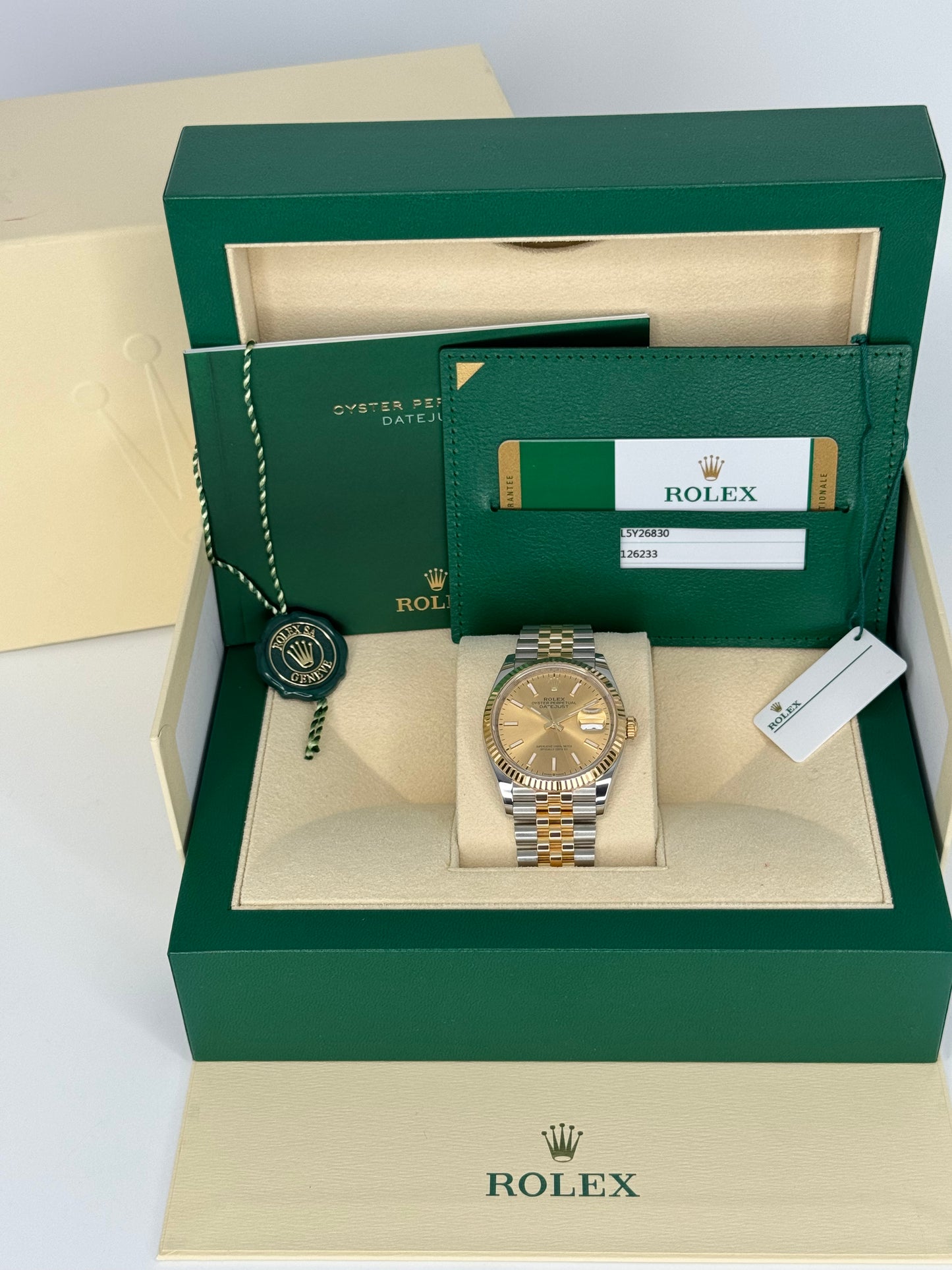 2019 Rolex Datejust 36mm 126233 Two-Tone Jubilee Champagne Dial - MyWatchLLC