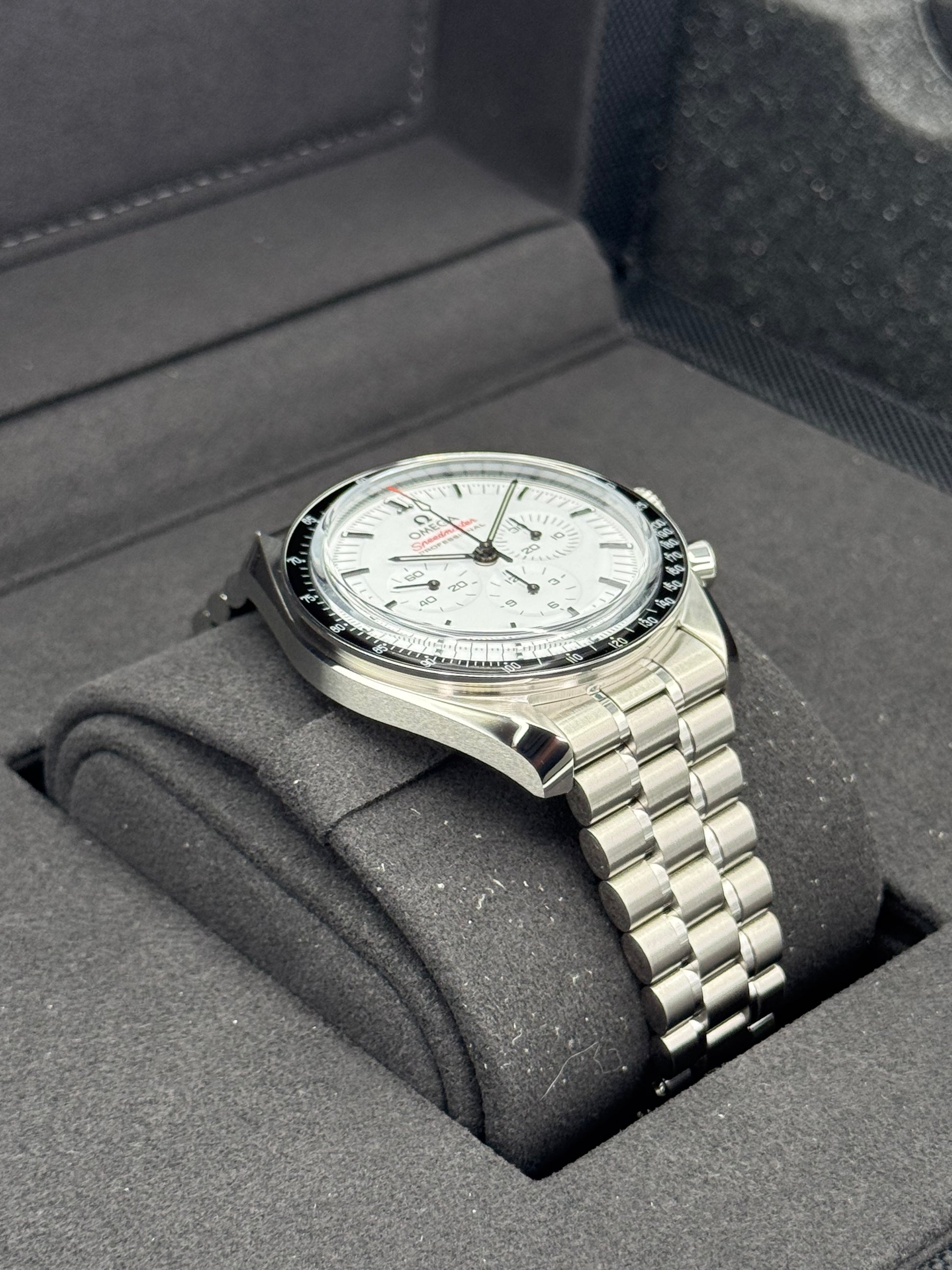 NEW 2025 Omega Speedmaster Moonwatch Professional 42mm White Dial - MyWatchLLC