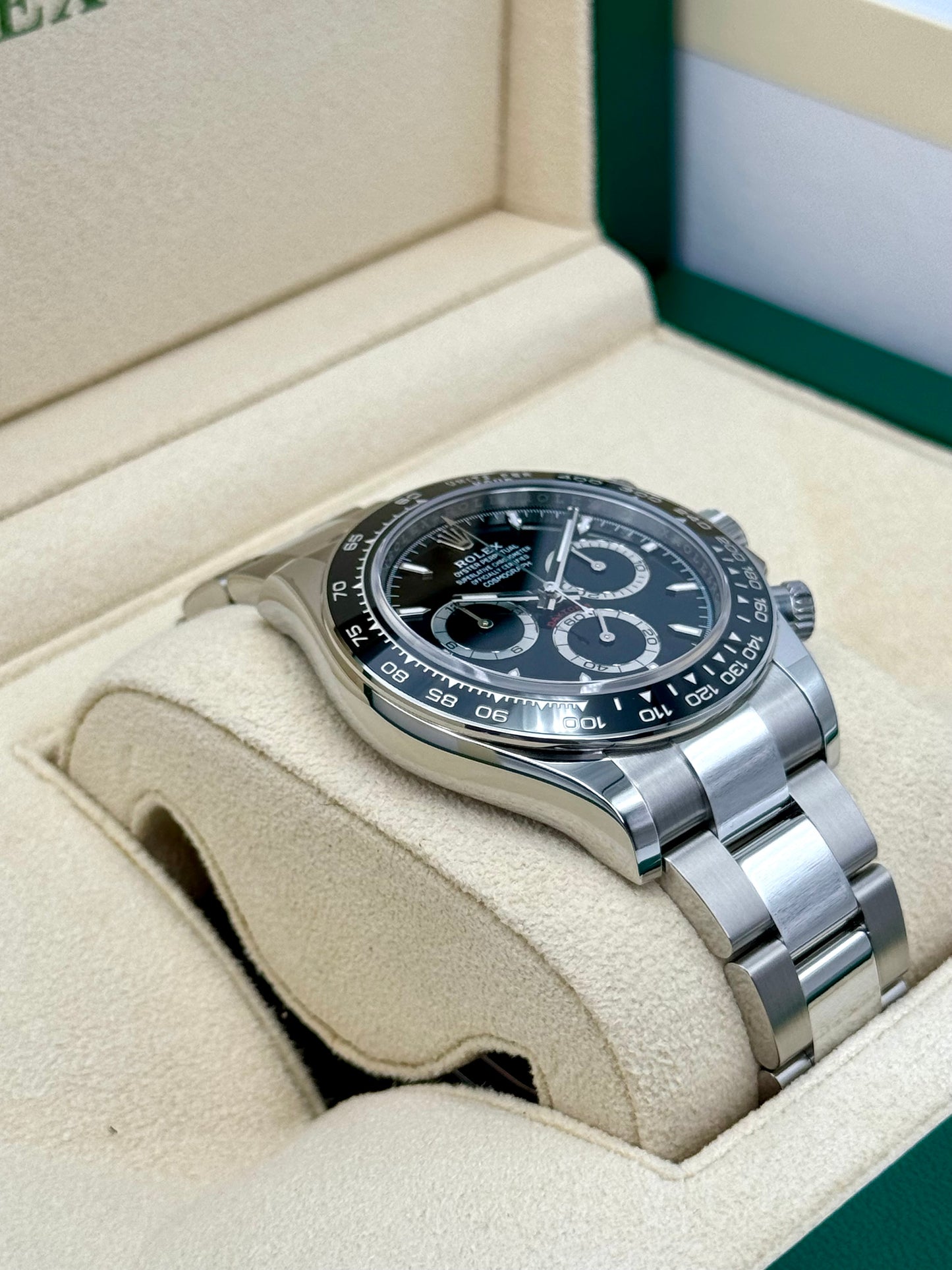 NEW 2024 Rolex Daytona 40mm 126500LN Stainless Steel Black Dial