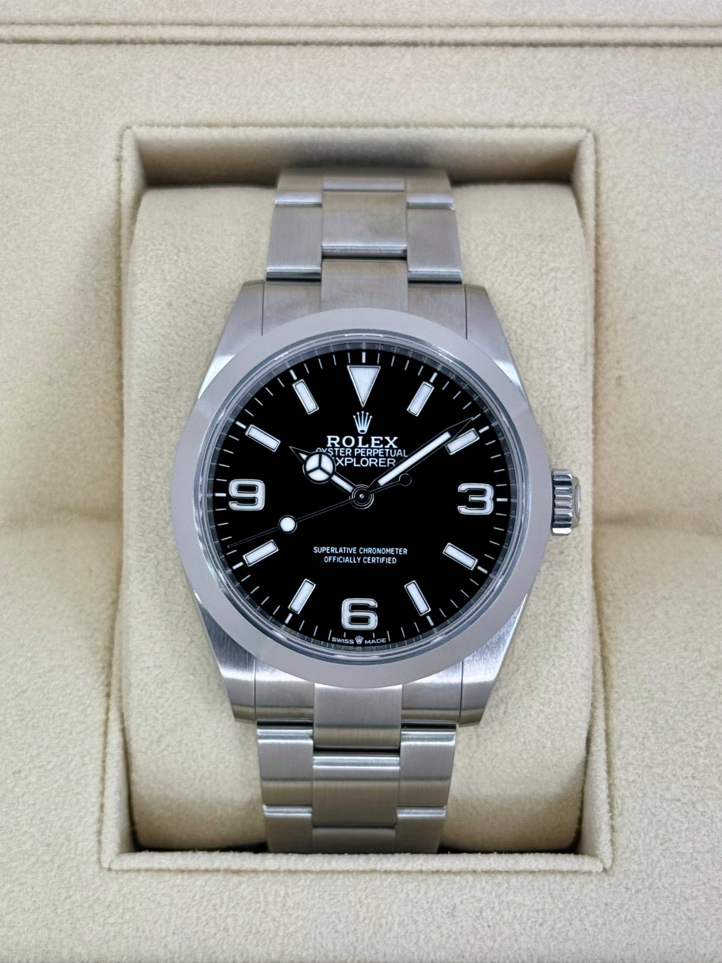 NEW 2023 Rolex Explorer 40mm 224270 Black Dial - MyWatchLLC