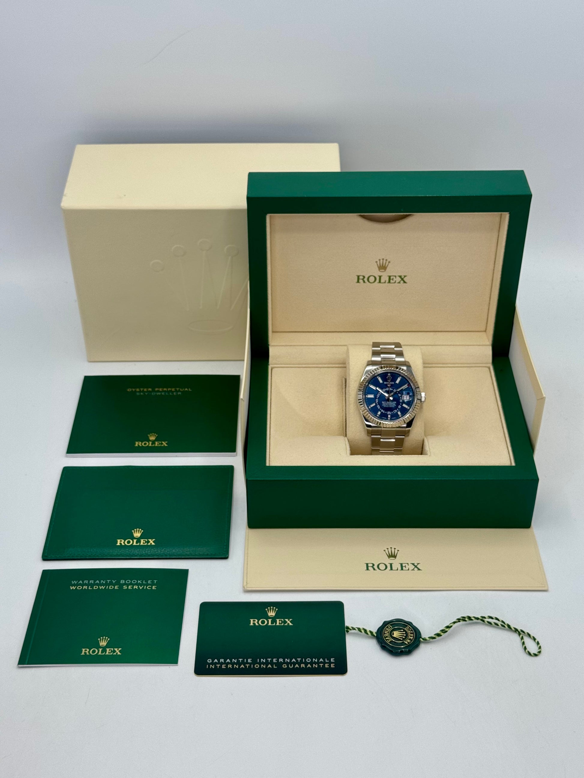 2023 Rolex Sky-Dweller 42mm 326934 Oyster Blue Dial - MyWatchLLC