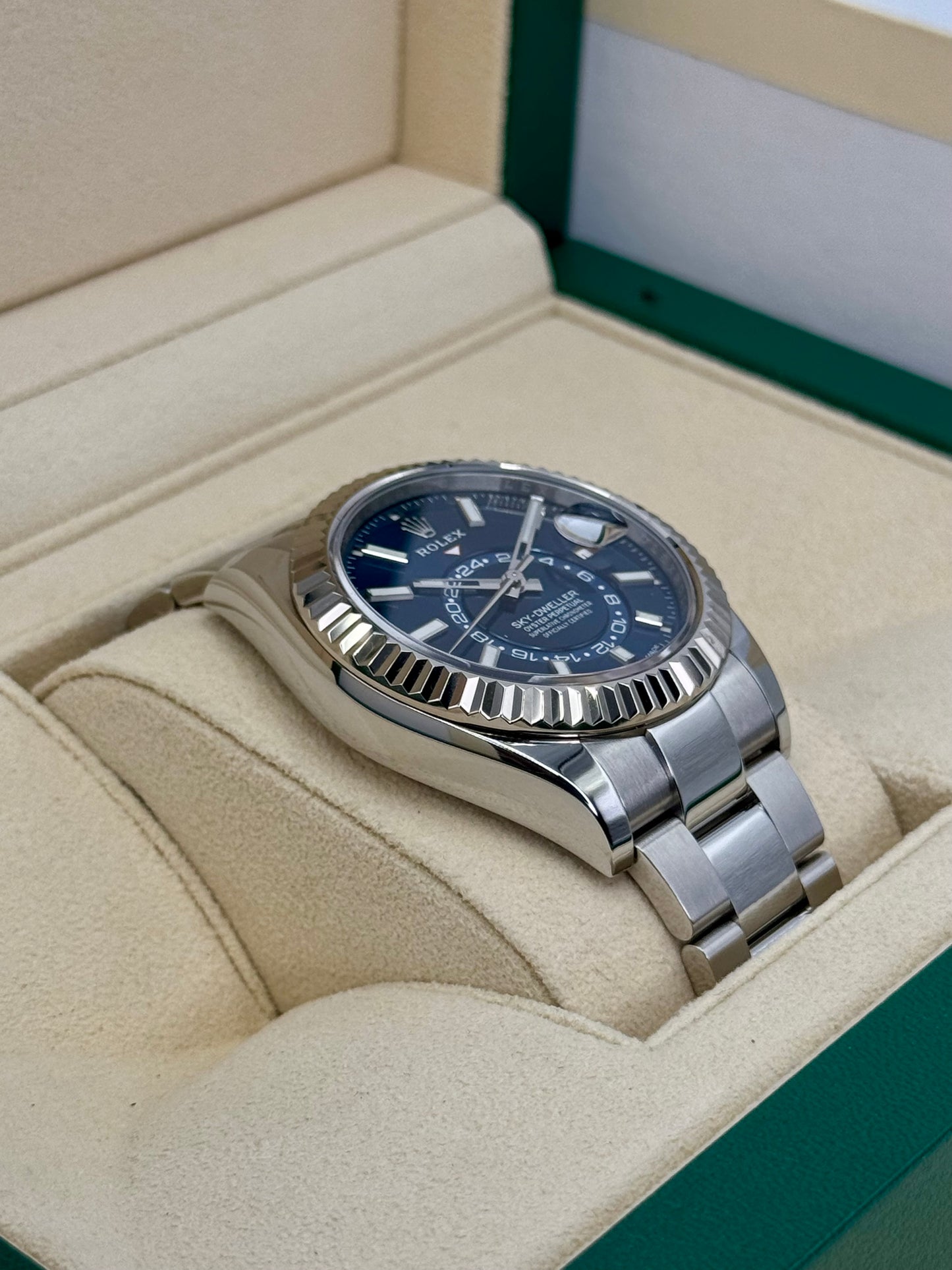 2023 Rolex Sky-Dweller 42mm 326934 Oyster Blue Dial - MyWatchLLC