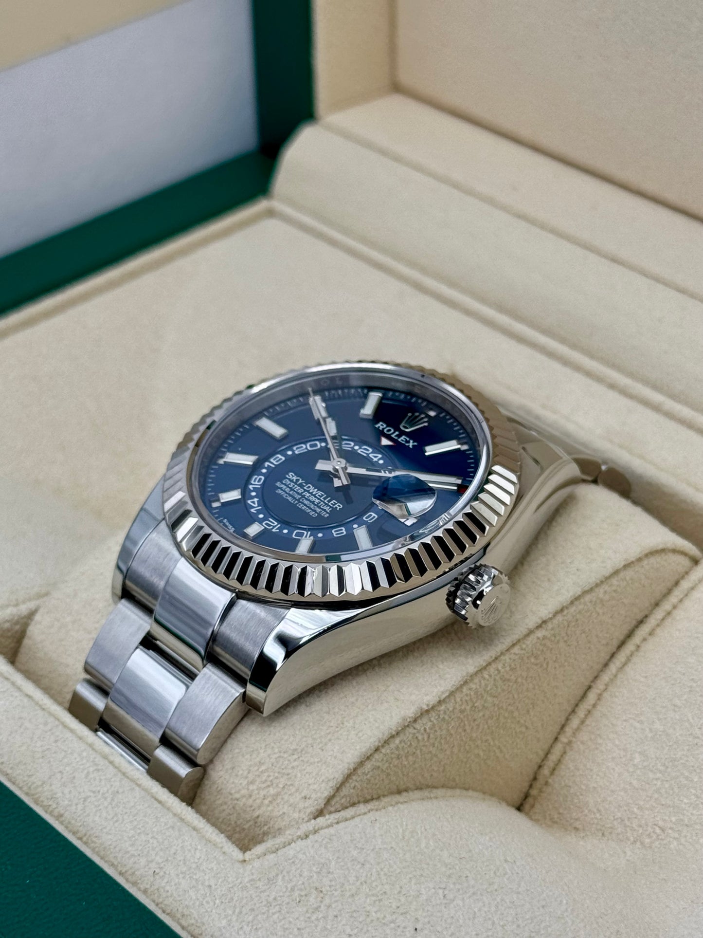 2023 Rolex Sky-Dweller 42mm 326934 Oyster Blue Dial - MyWatchLLC