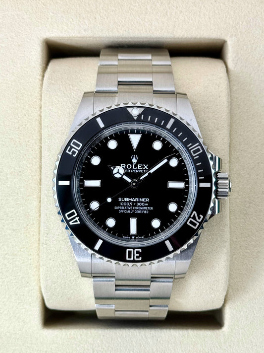 NEW 2025 Rolex Submariner 41mm 124060 Stainless Steel Black Dial