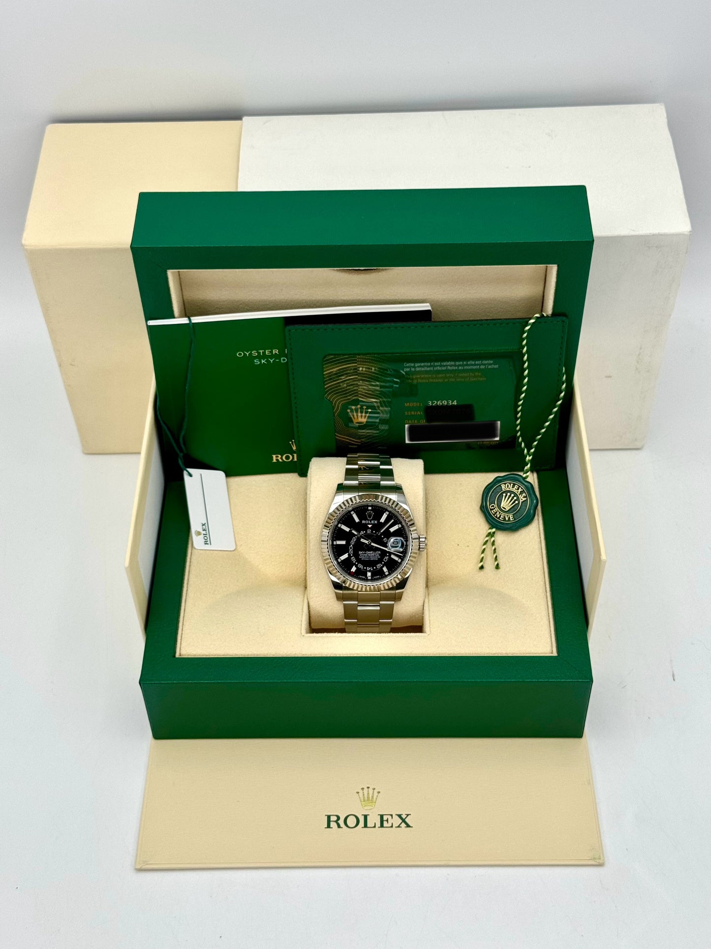 2023 Rolex Sky-Dweller 42mm 326934 Oyster Black Dial