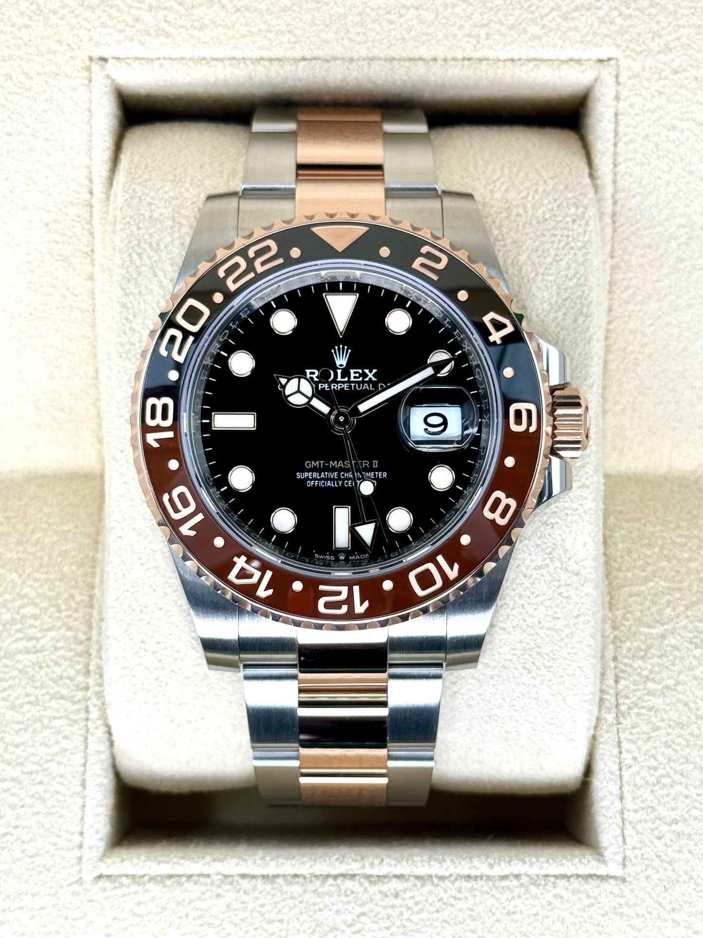 2023 Rolex GMT-Master II "Rootbeer" 40mm 126711CHNR Two-Tone