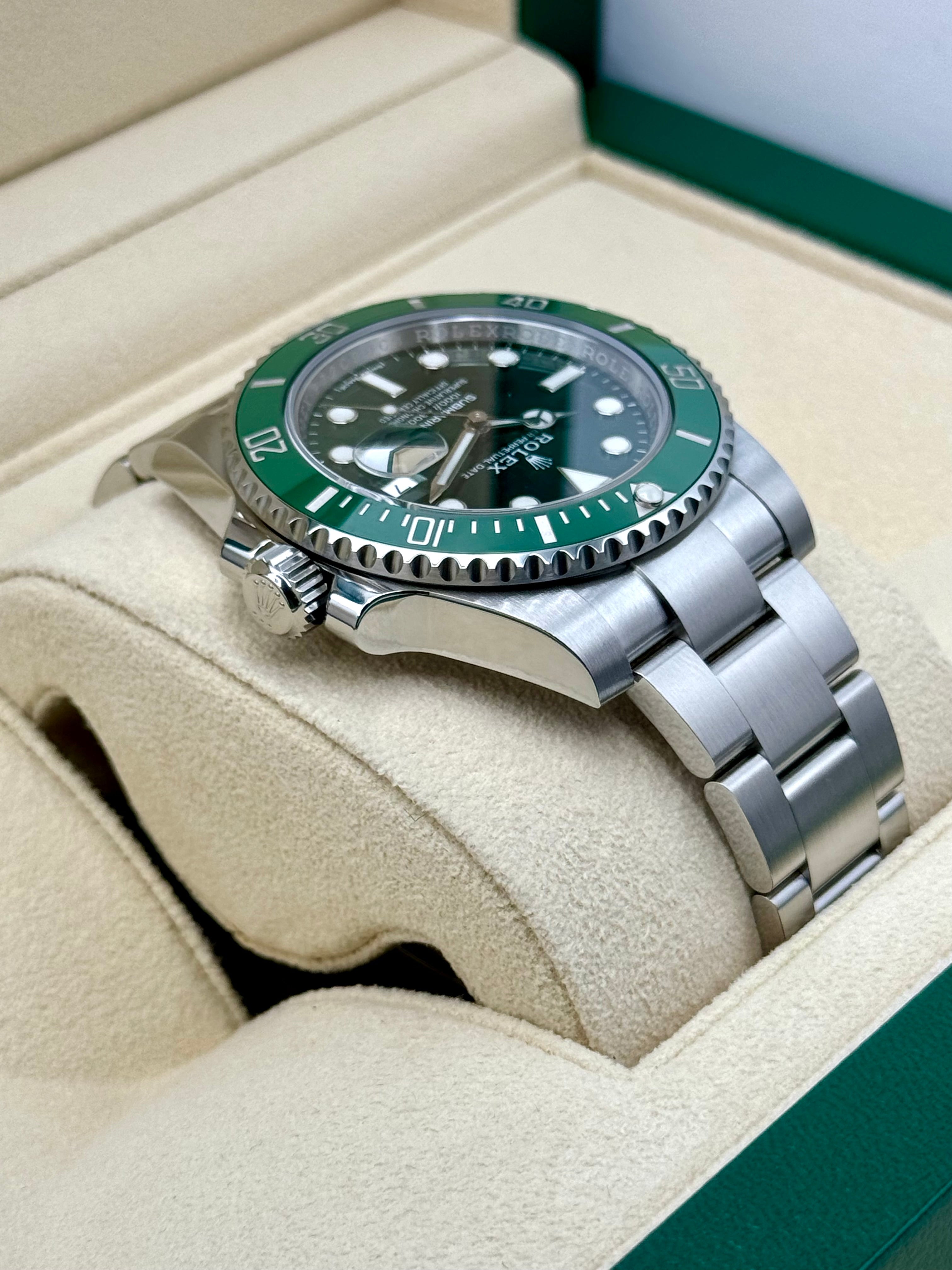 2018 Rolex Submariner Hulk 40mm 116610LV Green Dial MyWatchLLC