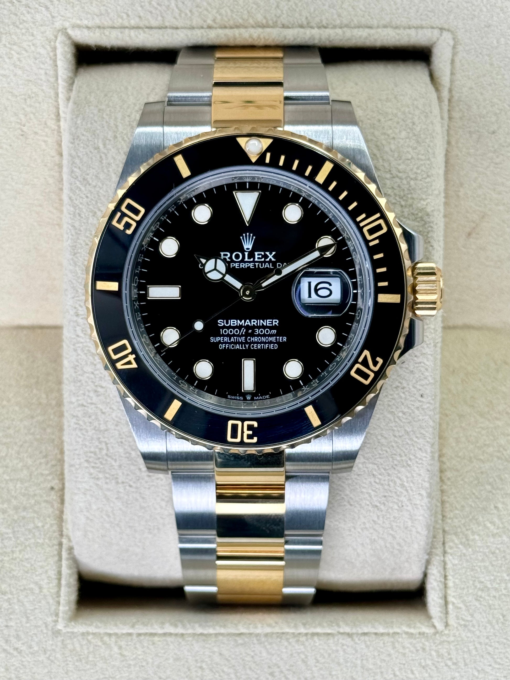 2023 Rolex Submariner Date 40mm 126613LN Tow-Tone Black Dial - MyWatchLLC