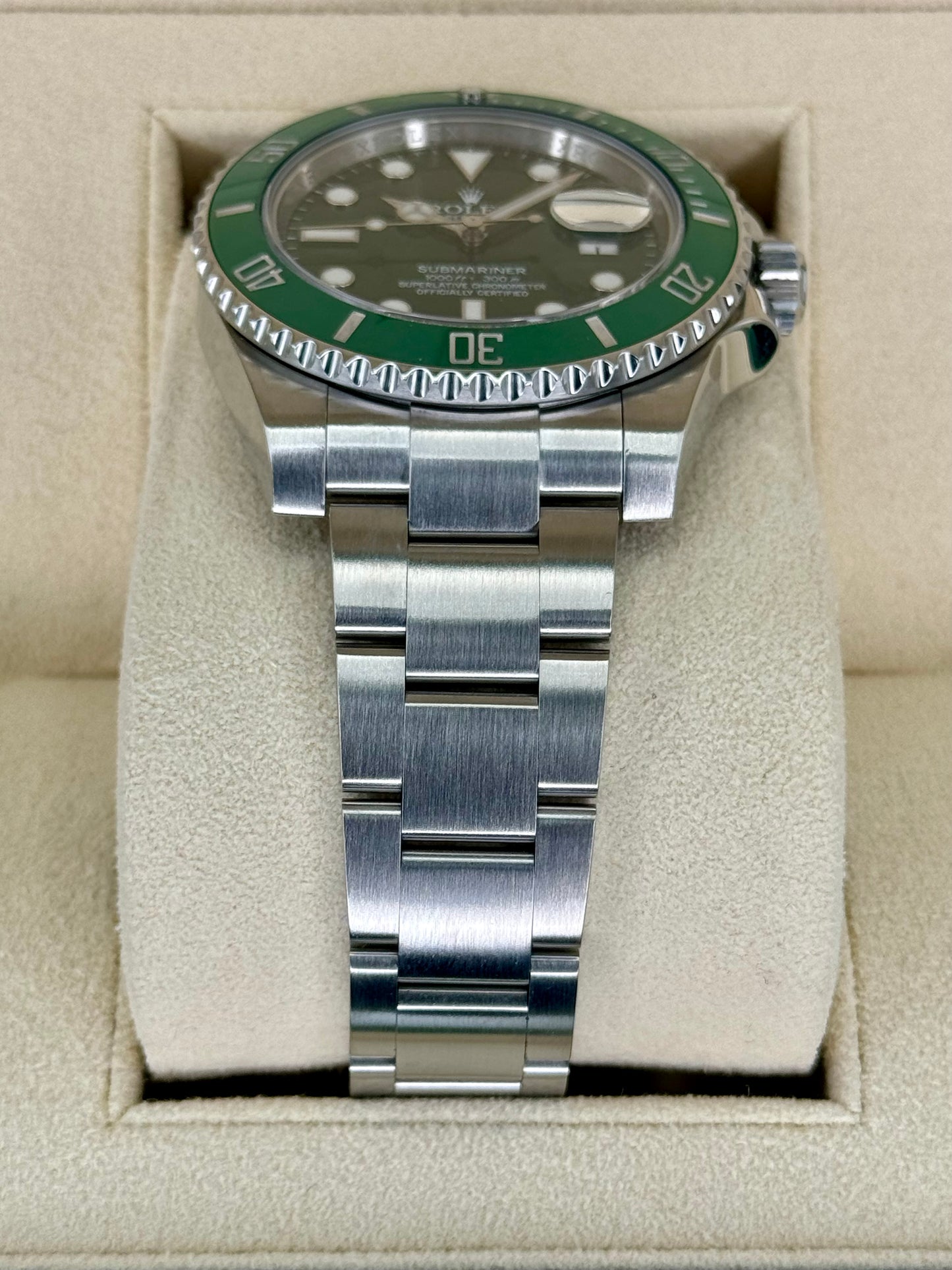 2015 Rolex Submariner Date "Hulk" 40mm 116610LV Green Dial - MyWatchLLC