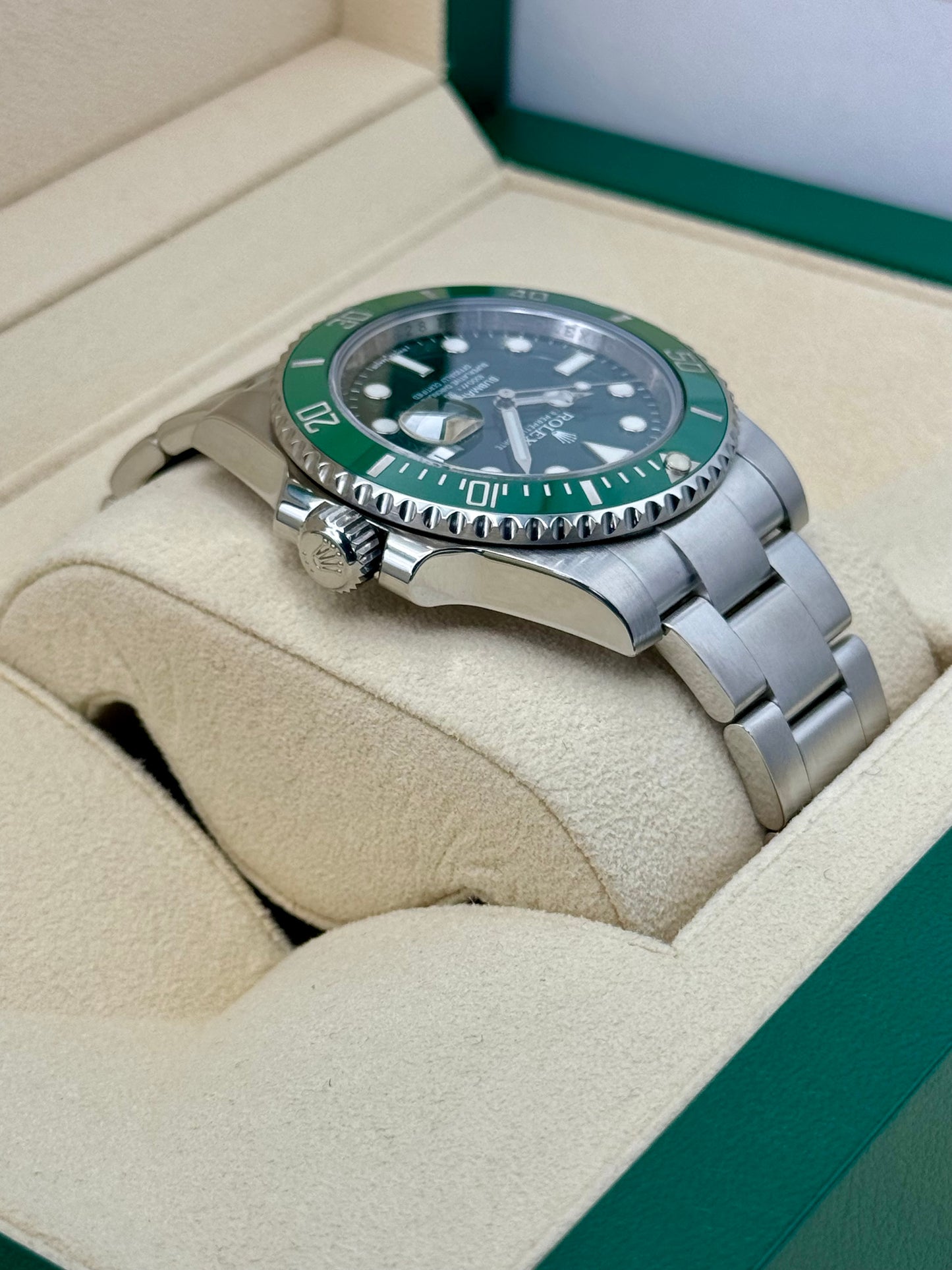 2015 Rolex Submariner Date "Hulk" 40mm 116610LV Green Dial - MyWatchLLC