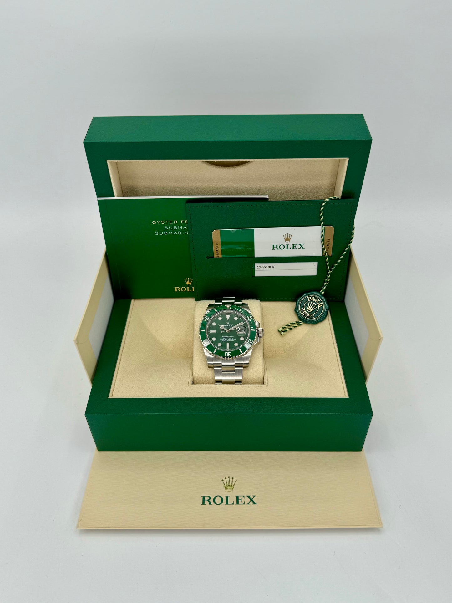 2015 Rolex Submariner Date "Hulk" 40mm 116610LV Green Dial - MyWatchLLC