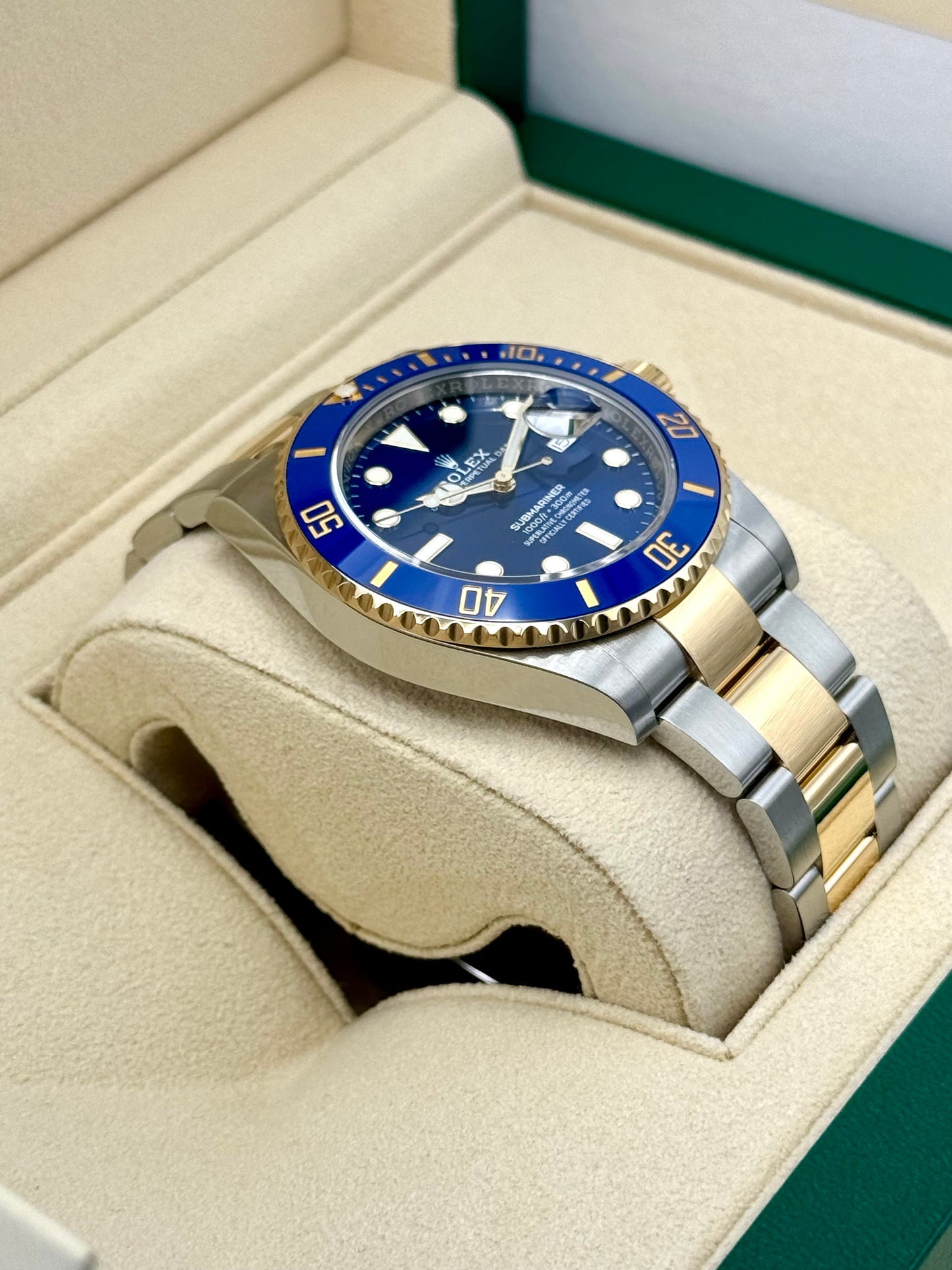 2020 Rolex Submariner "Bluesy" 41mm 126613LB Two-Tone Blue Dial