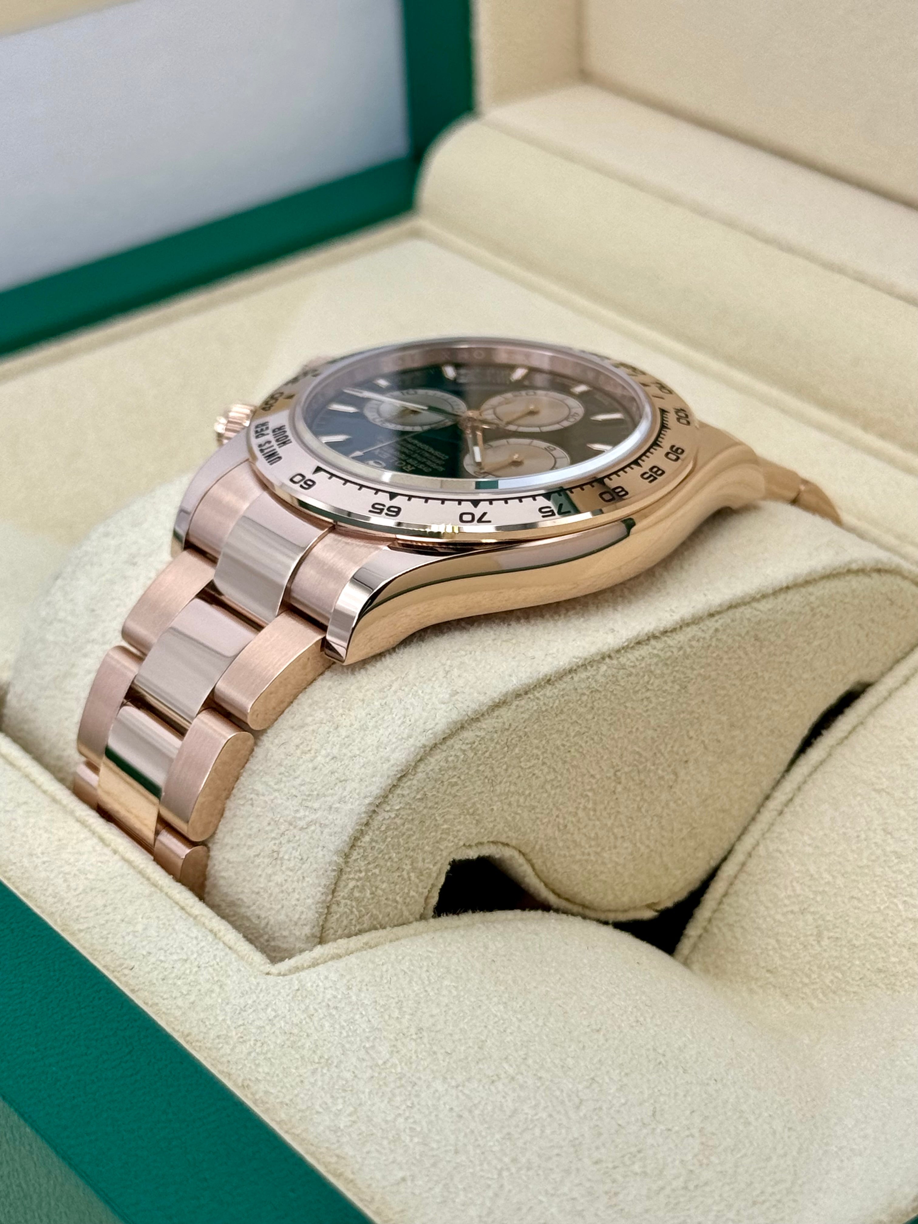 Rolex daytona two tone rose clearance gold