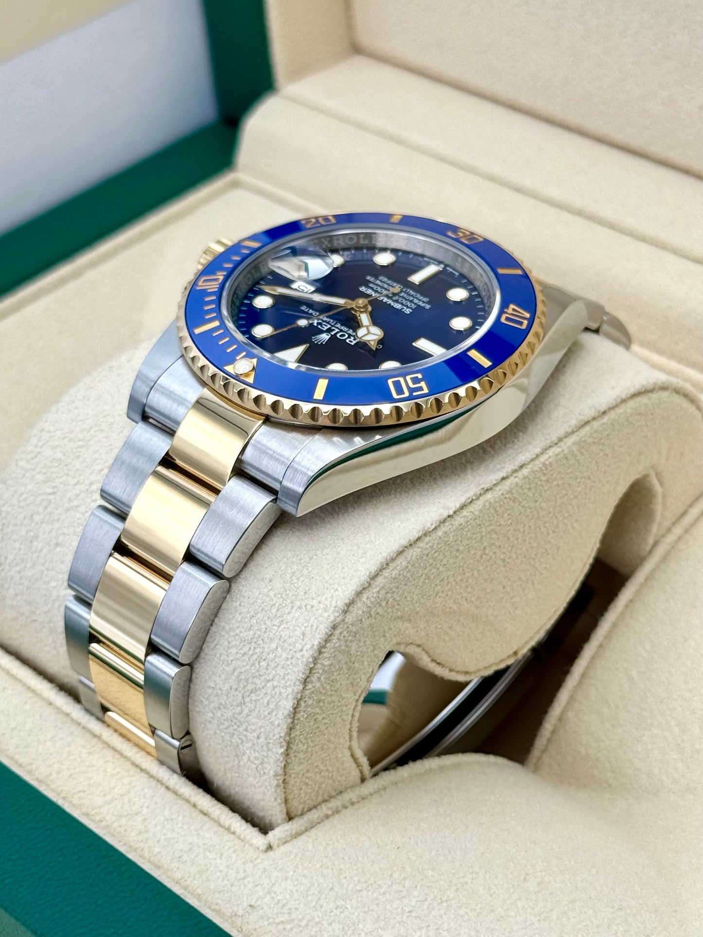 2020 Rolex Submariner "Bluesy" 41mm 126613LB Two-Tone Blue Dial