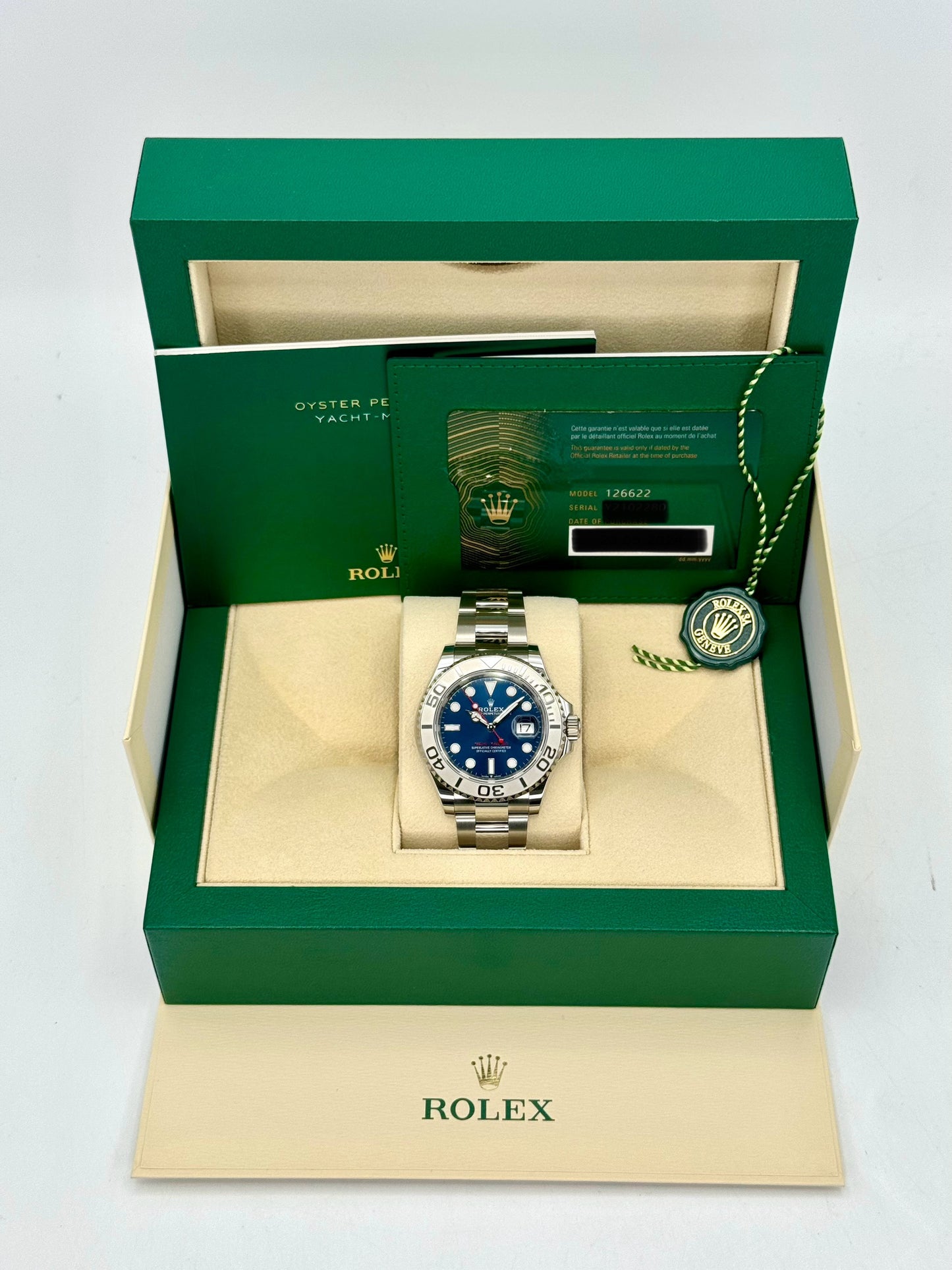 NEW 2024 Rolex Yacht-Master 40mm 126622 Stainless Steel Blue Dial