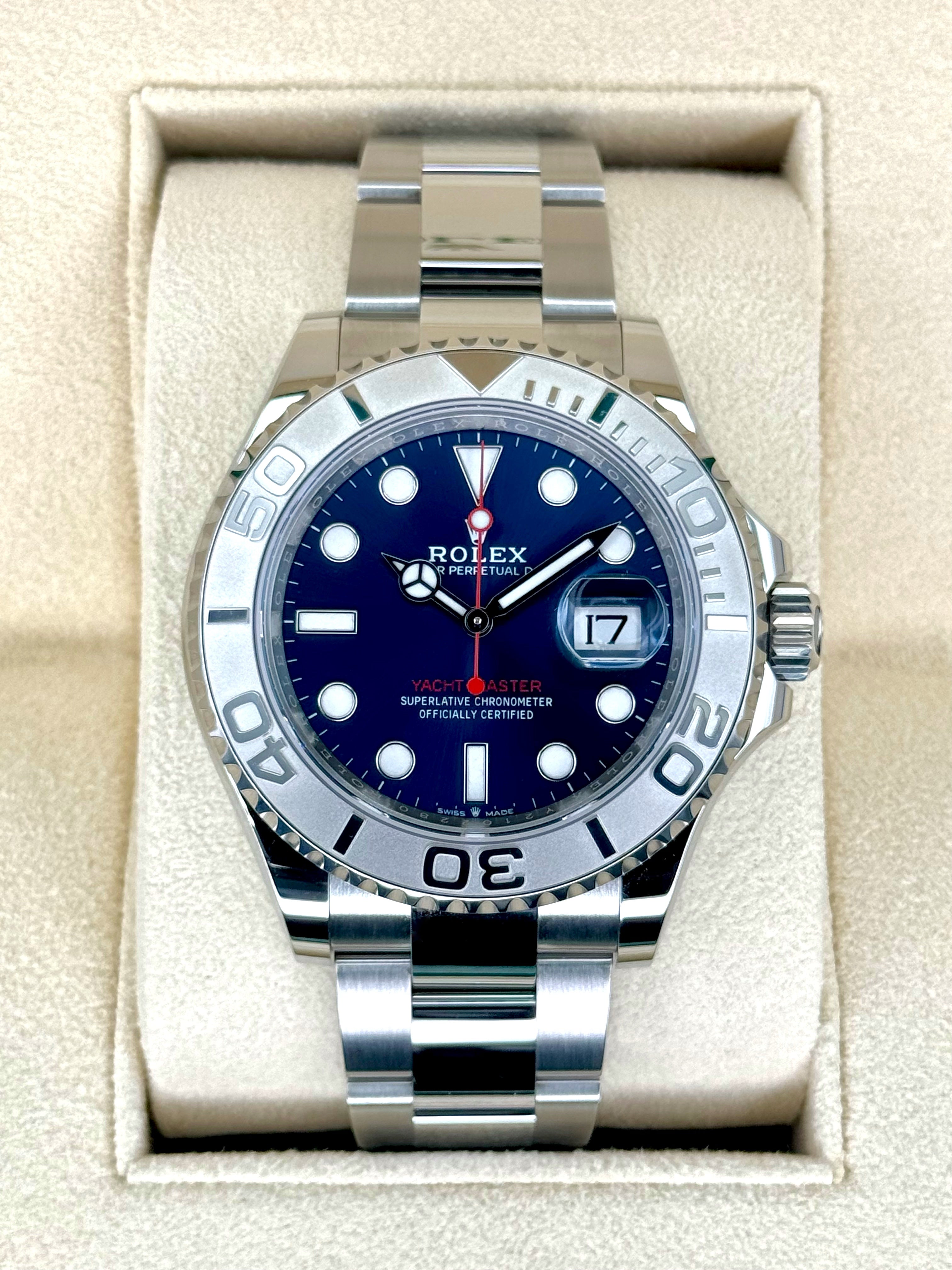 NEW 2024 Rolex Yacht-Master 40mm 126622 Stainless Steel Blue Dial ...