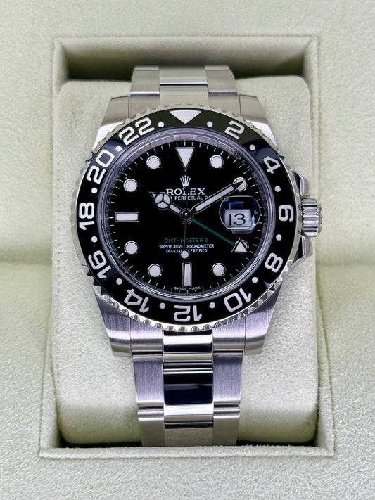 2014 Rolex GMT-Master-II 40mm 116710LN Stainless Steel Black Dial - MyWatchLLC