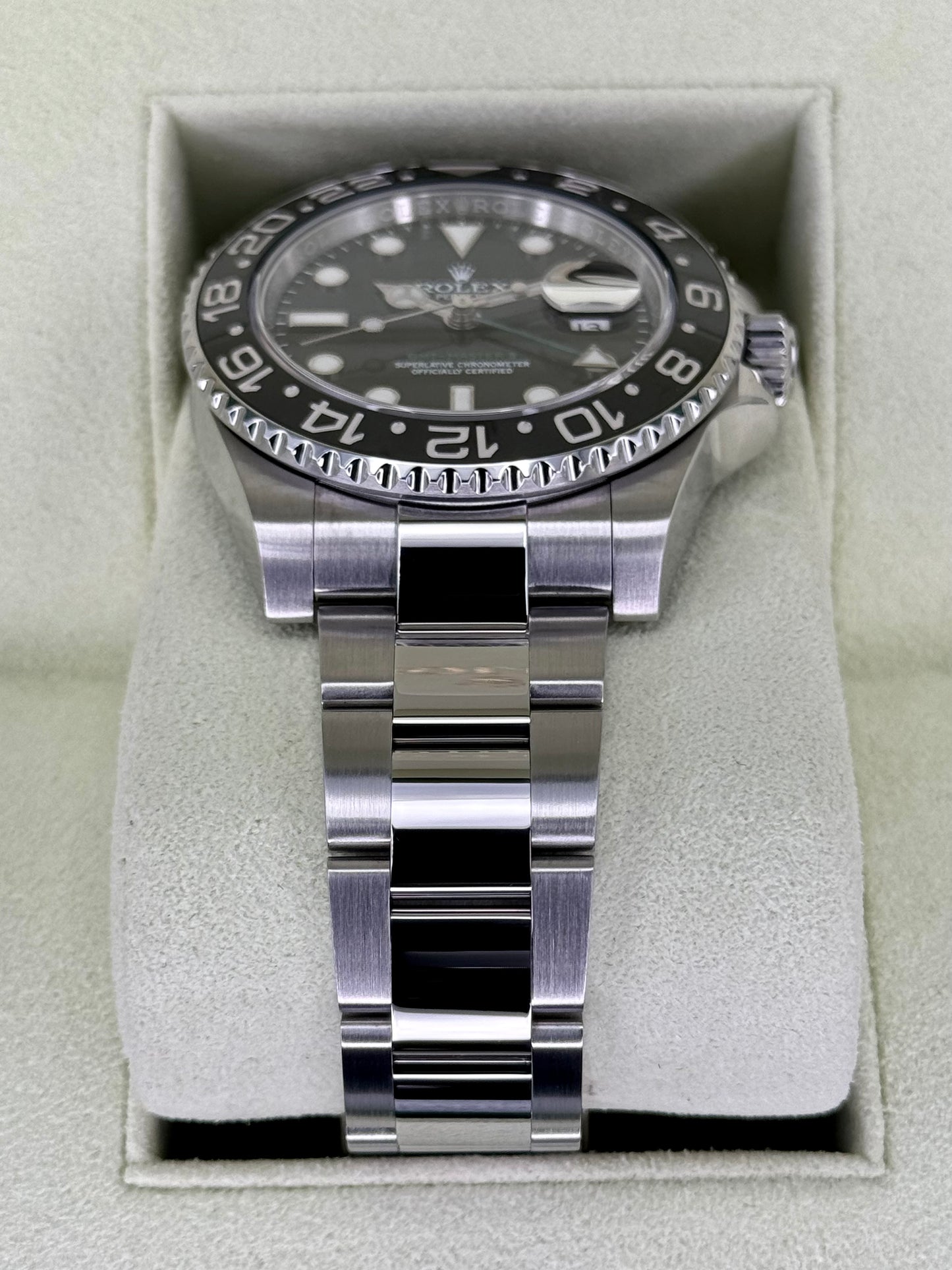 2014 Rolex GMT-Master-II 40mm 116710LN Stainless Steel Black Dial - MyWatchLLC