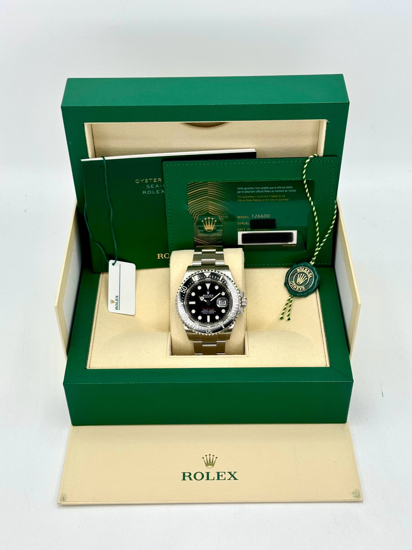 NEW 2024 Rolex Sea-Dweller 43mm 126600 Black Dial