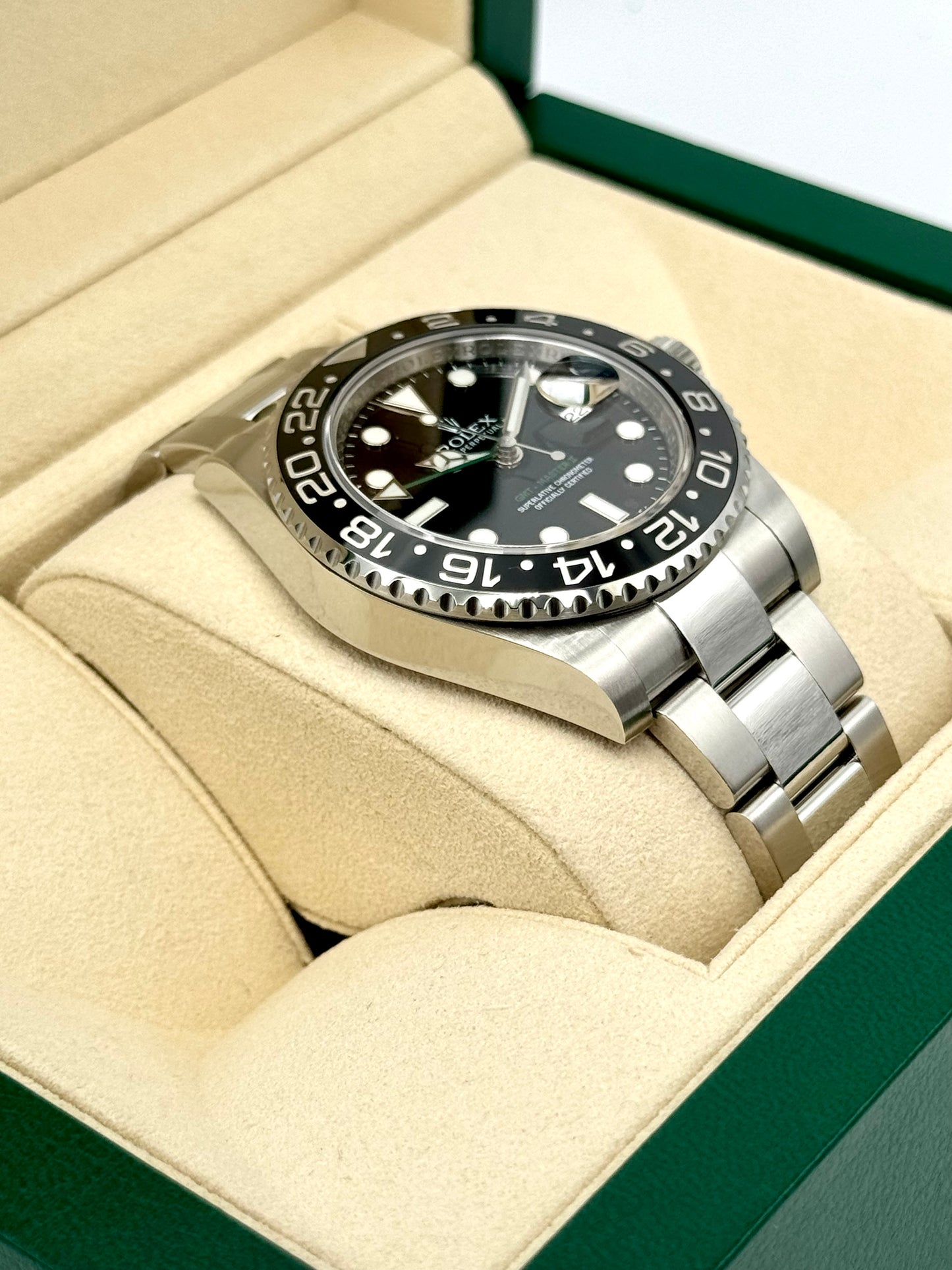 2015 Rolex GMT-Master II 40mm 116710LN Stainless Steel Black Dial