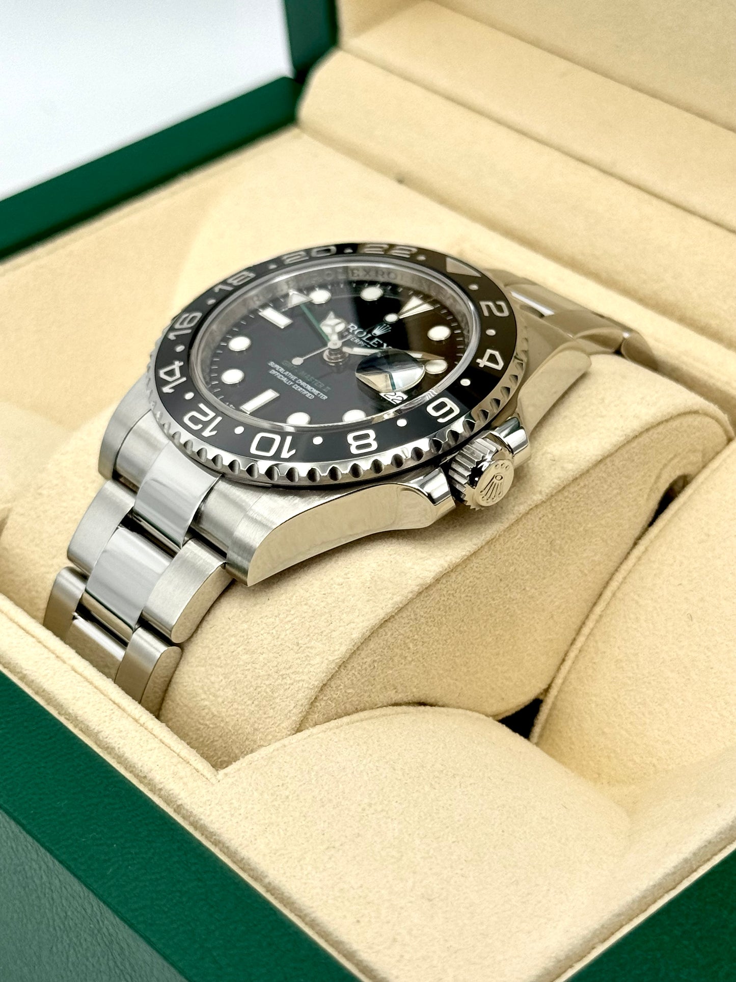 2015 Rolex GMT-Master II 40mm 116710LN Stainless Steel Black Dial